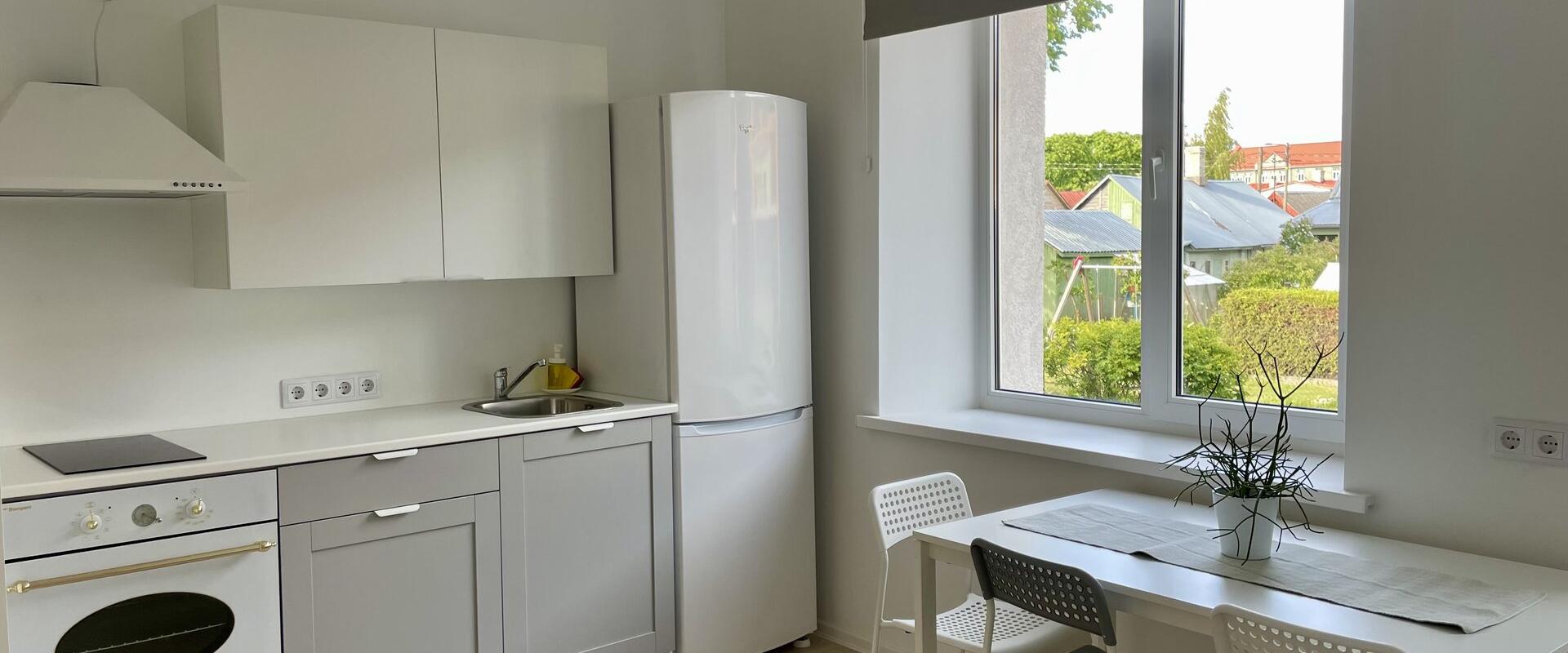 Endla hosteli ühiskasutatava köögi vaade