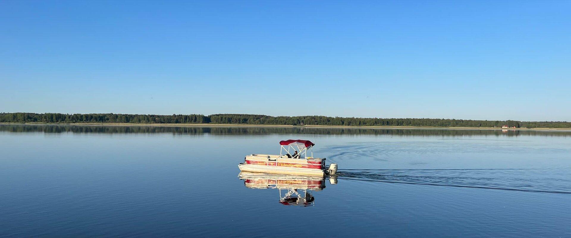 Päikesekruiisid Tamula järvel