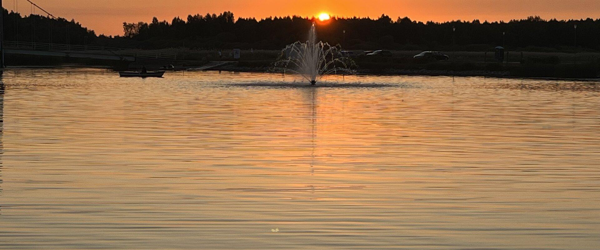 Päikesekruiisid Tamula järvel