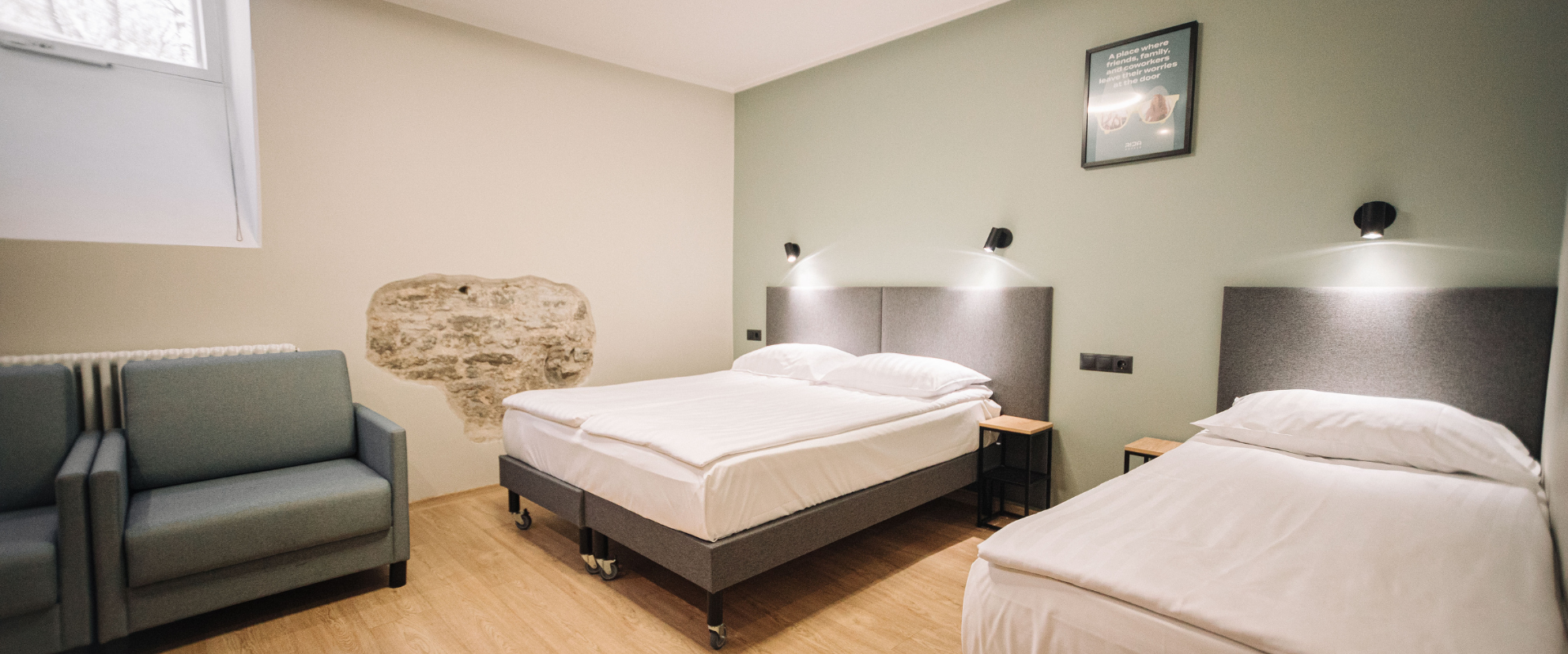 Rija Old Town Hotel, Hotelzimmer mit Doppelbett