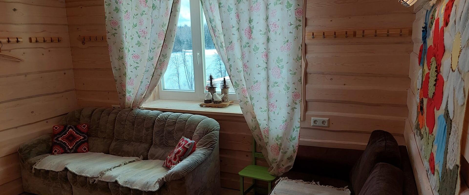 Pojengiaia sauna eesruum Vaskna turismitalus