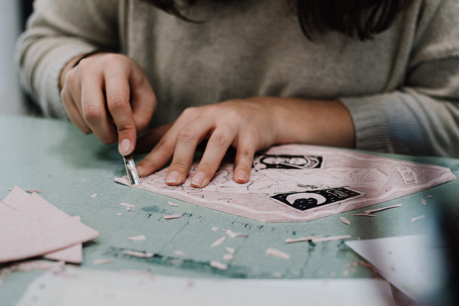 Blind embossing at TYPA