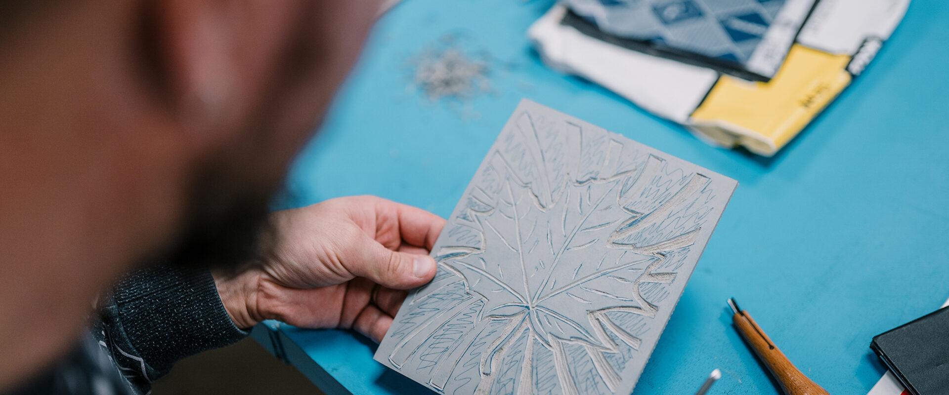Blind embossing at TYPA