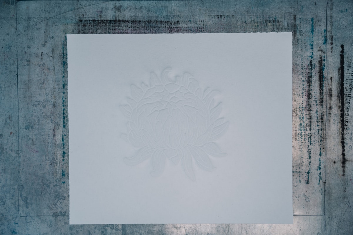 Blind embossing at TYPA
