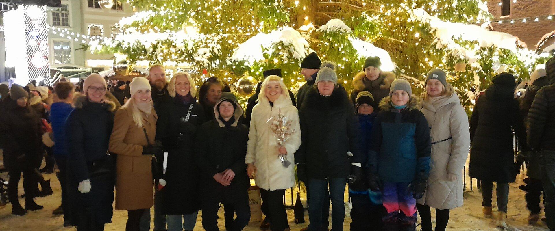 Jõuluteemaline jalutuskäik Tallinna Raekoja platsist Tellisk