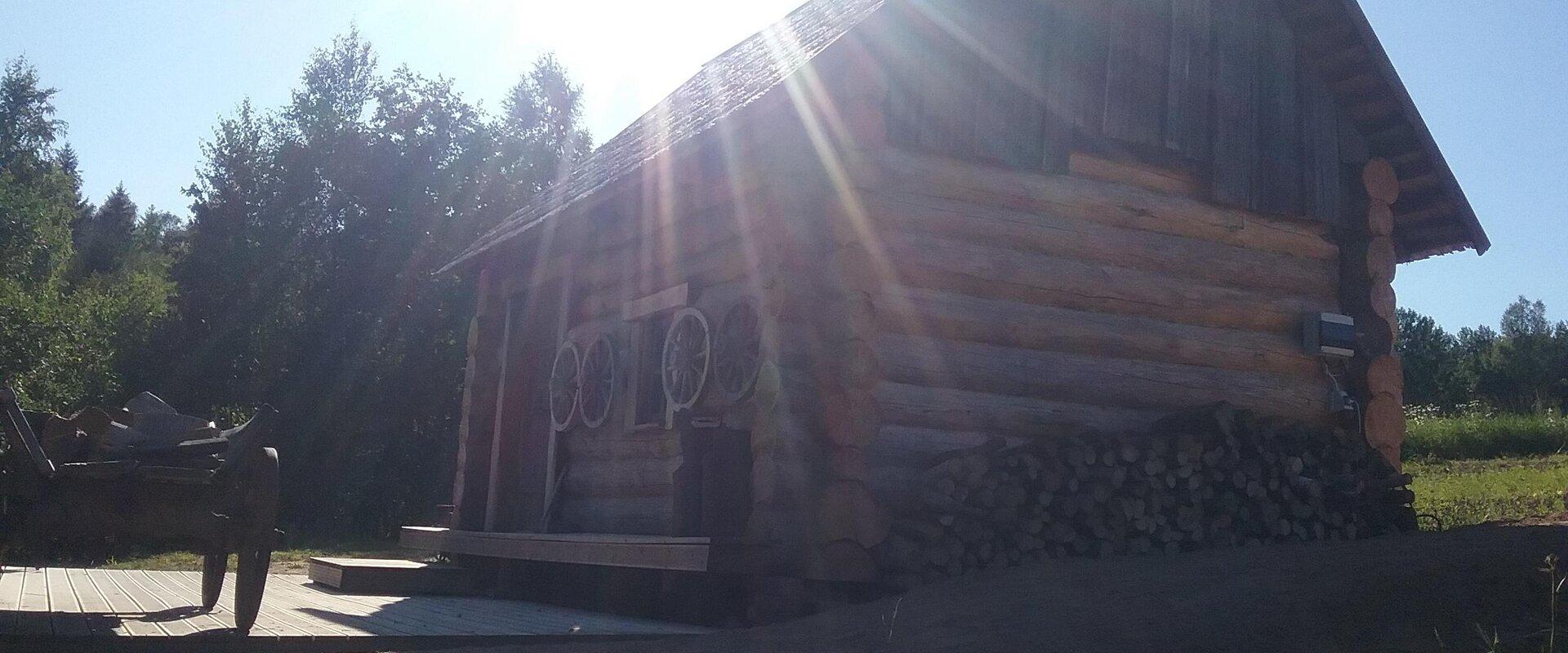 Otepää Külmalätte suitsusaun sügisel