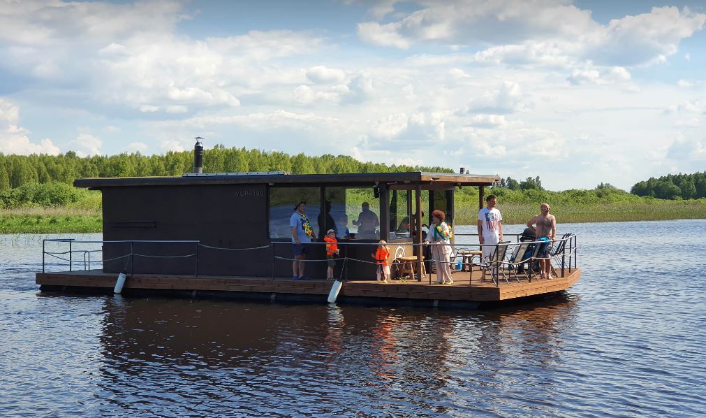 Parvsaun "Hestia" saunaretk Võrtsjärvel