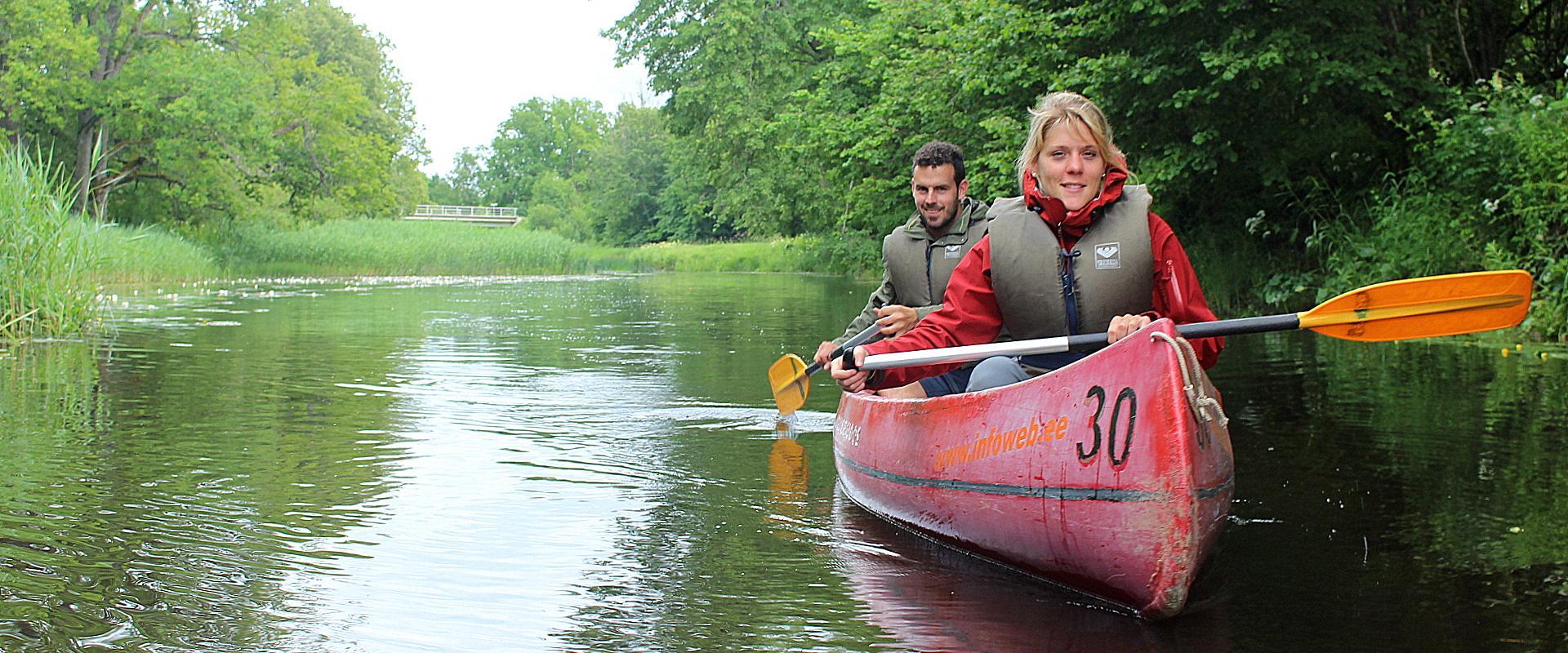 Paddling a canoe on a river is one of the best ways to get to know the nature of Soomaa National Park and naturally, it is a lovely way to relax. We r