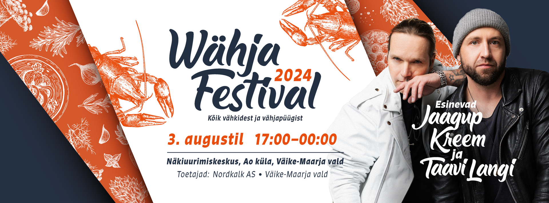 Wähja Festivali 2024 peaesineja on Jaagup Kreem