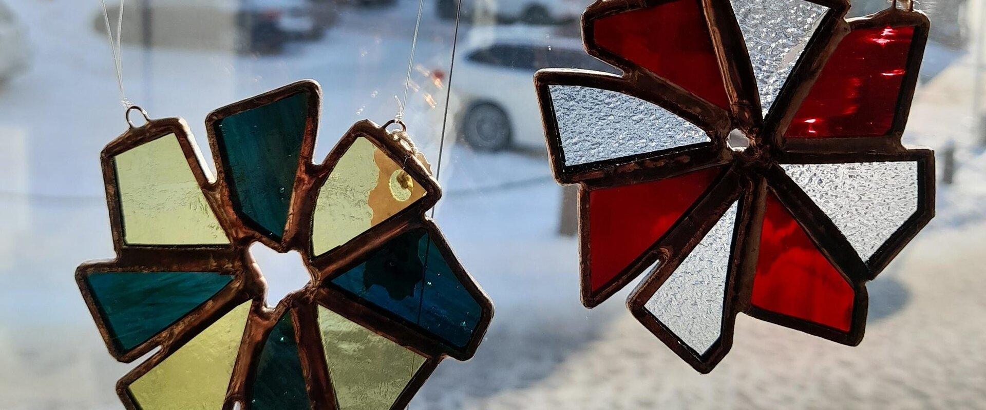 Abstraktse väikese vitraaži valmistamise töötuba Bonifatiuse