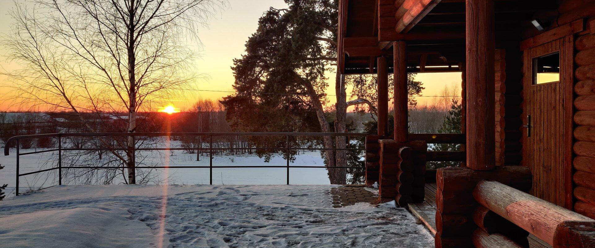 Tapa Cottage - puhkemaja discgolfi ja suusaradade kõrval.