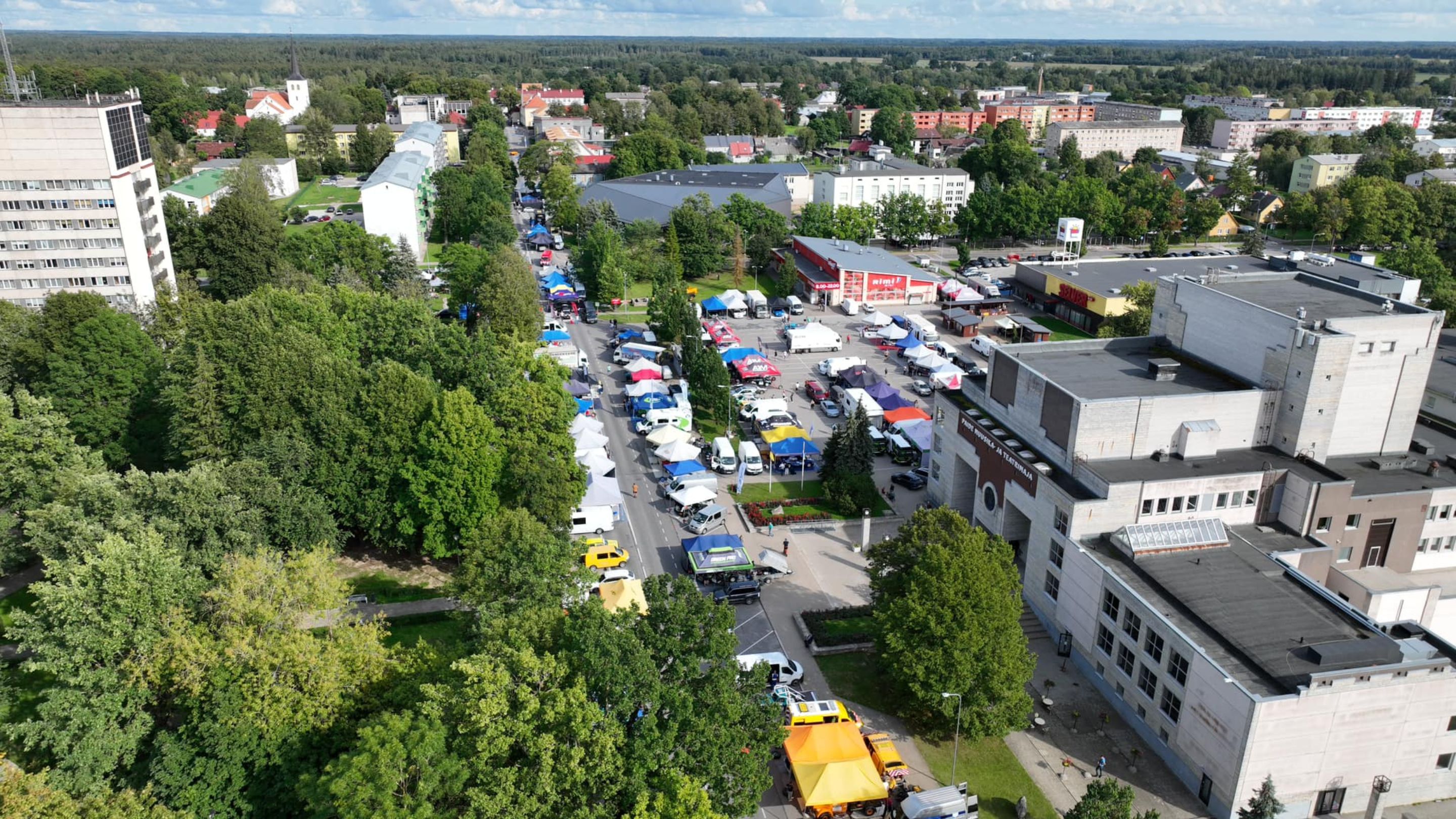 Paide rally linnulennult