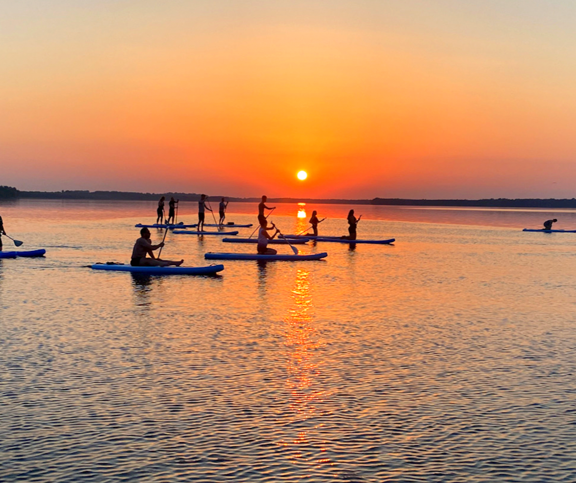 päikeseloojang Saadjärvel
