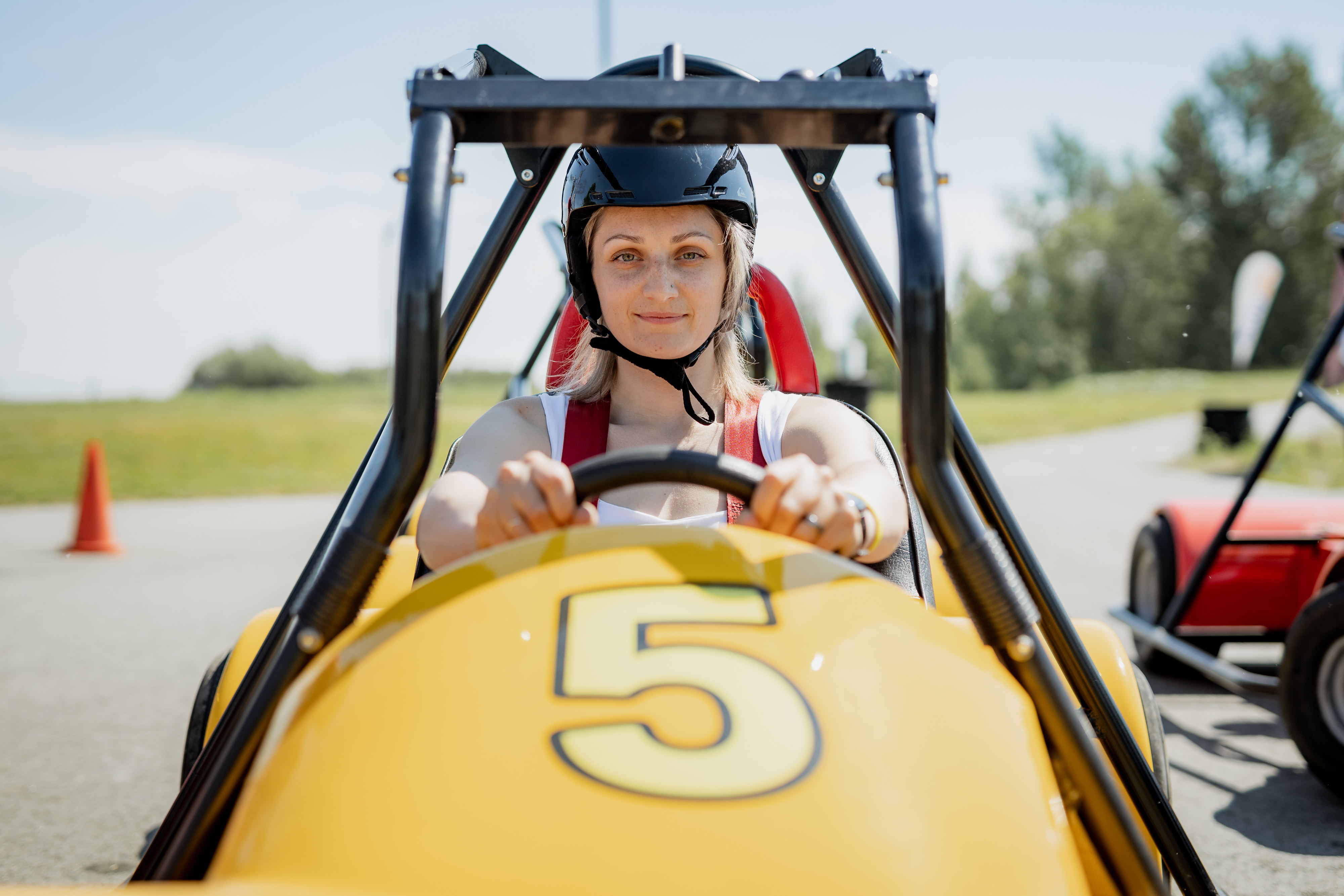 Gravity racing course at the Kiviõli Adventure Centre