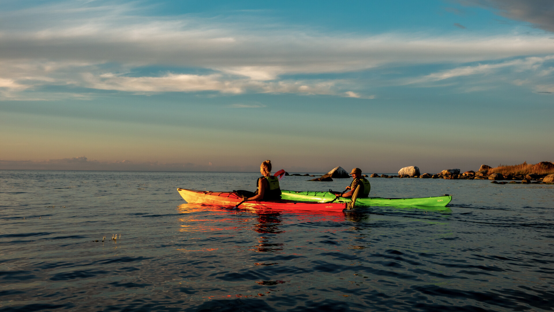 Indietours Aegna Kayak Tour paddling