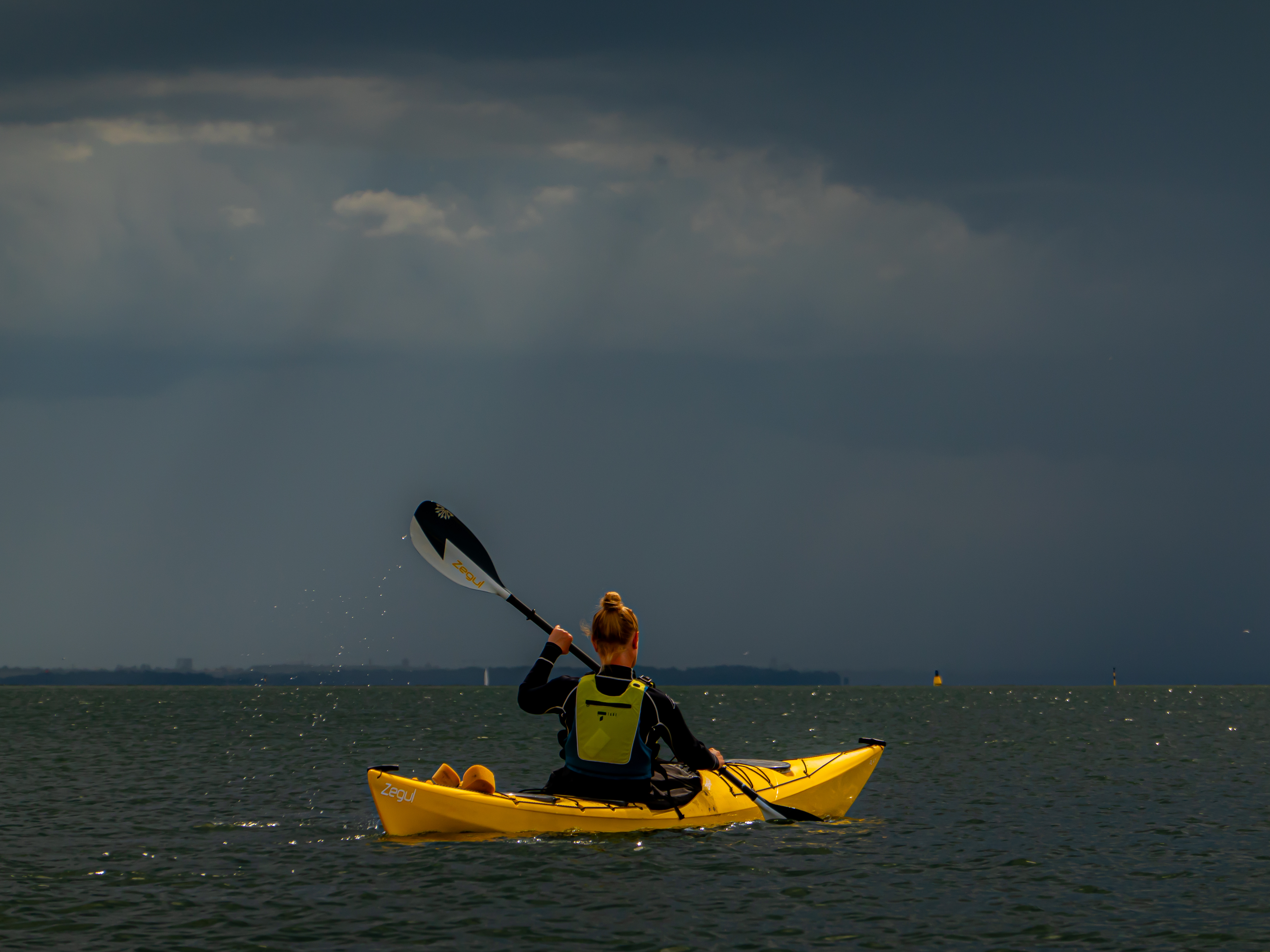 Indietours Aegna Kayak Tour epic weather