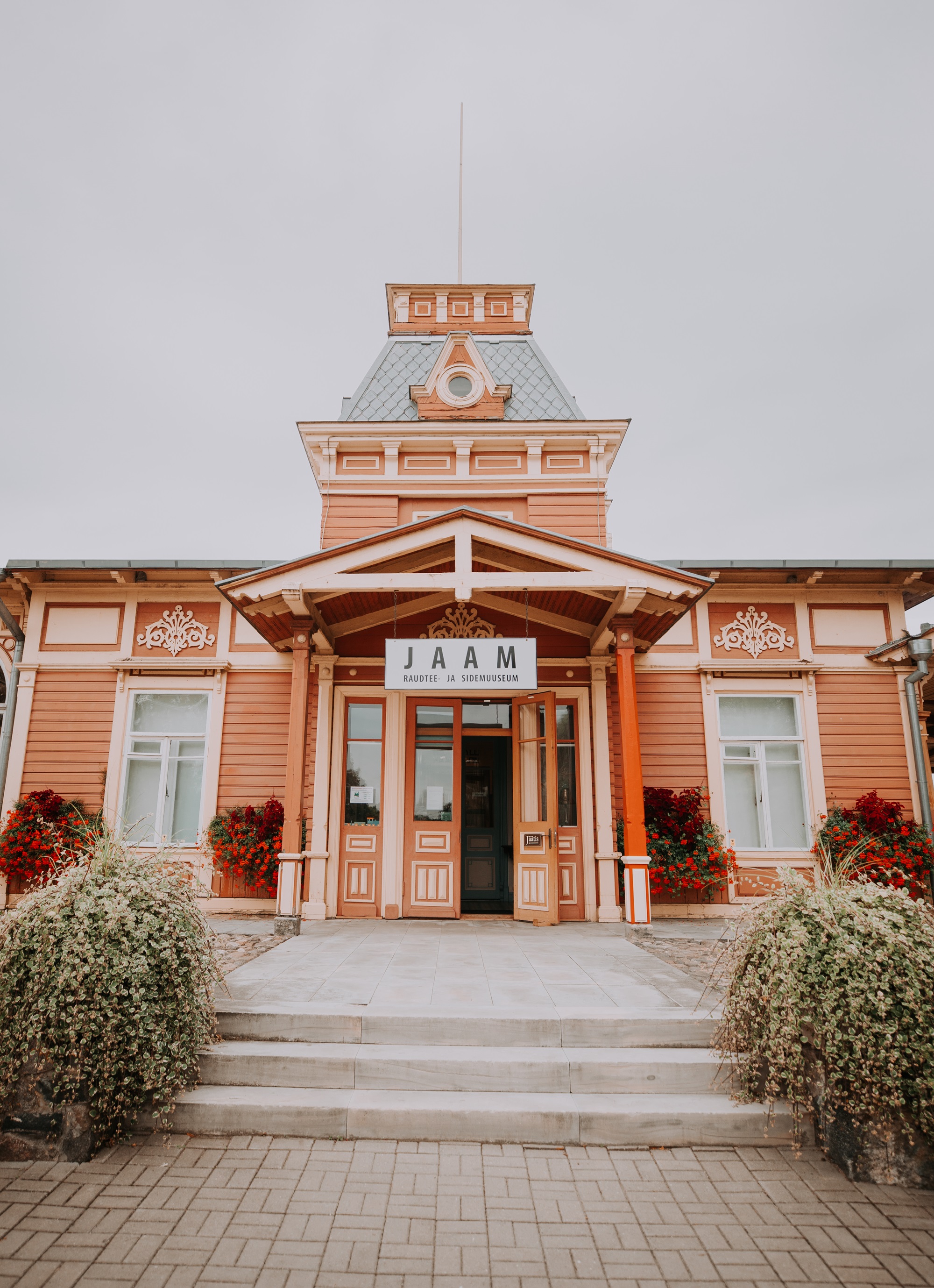 Haupteingang des Eisenbahnmuseums