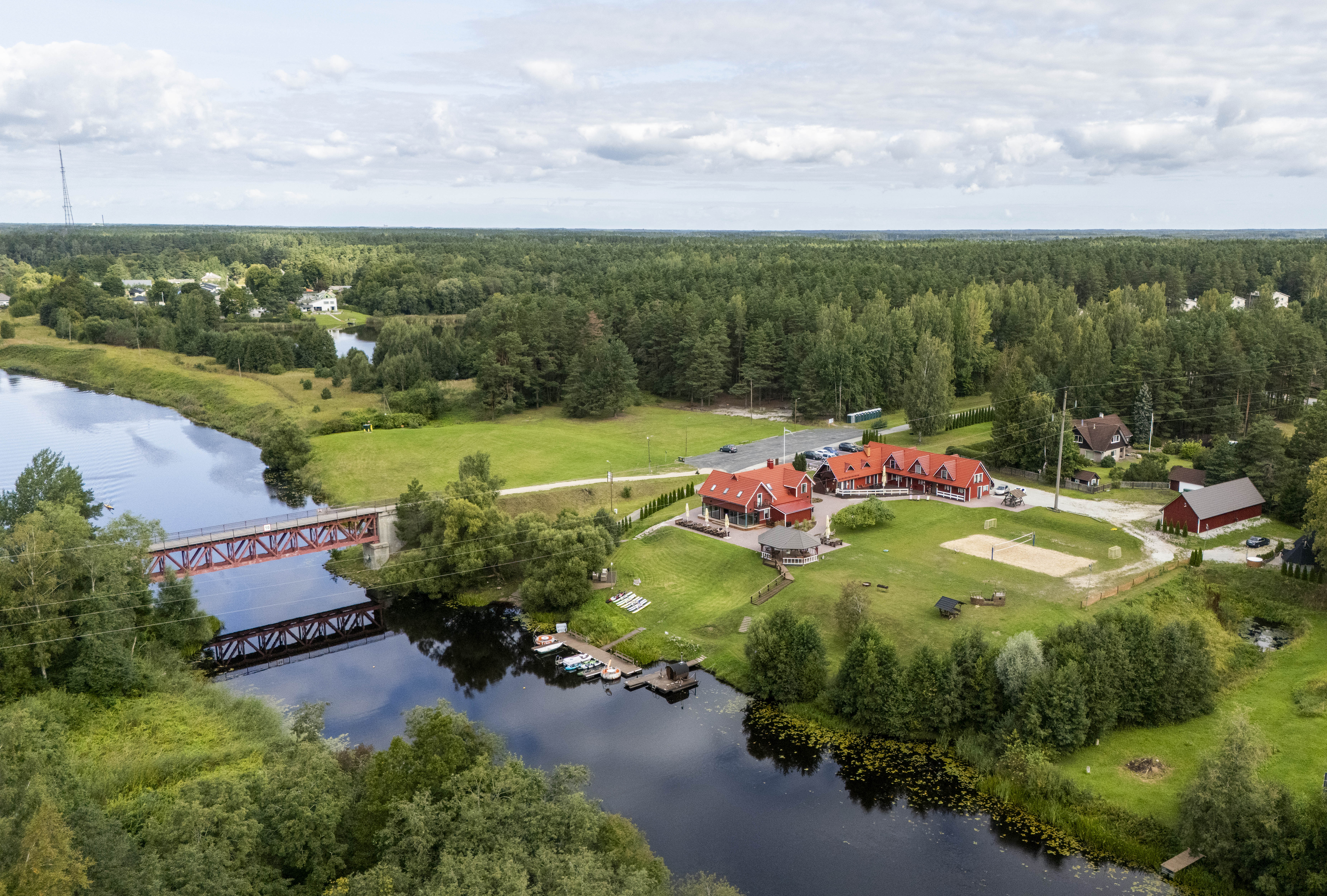 Vaade Reiu Puhkekeskusele õhust