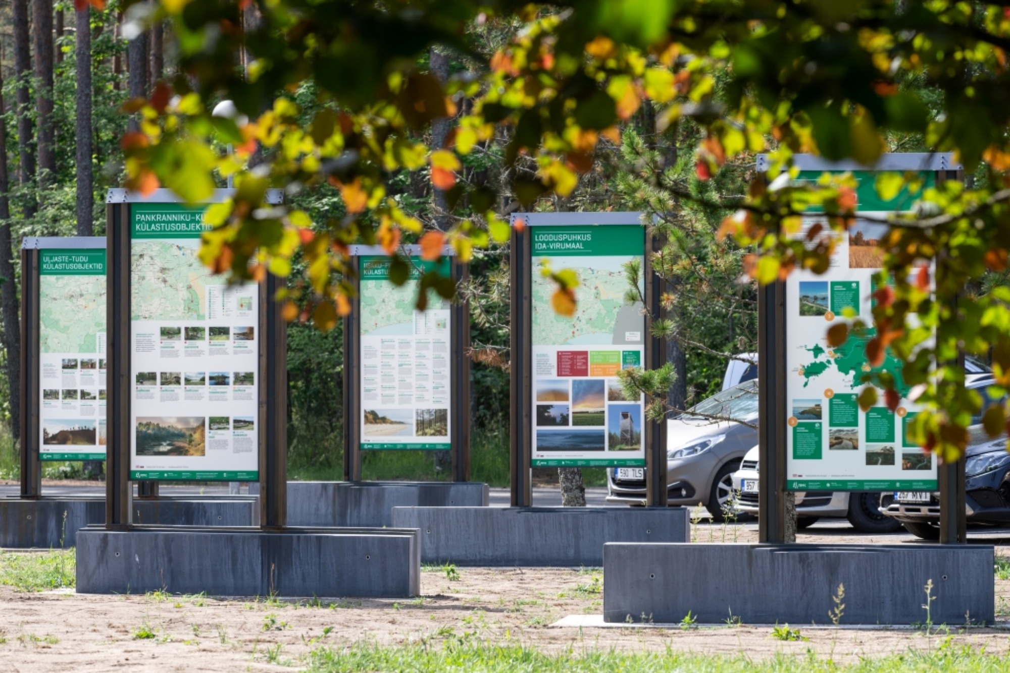 Outdoor exhibition at the Visitor Center