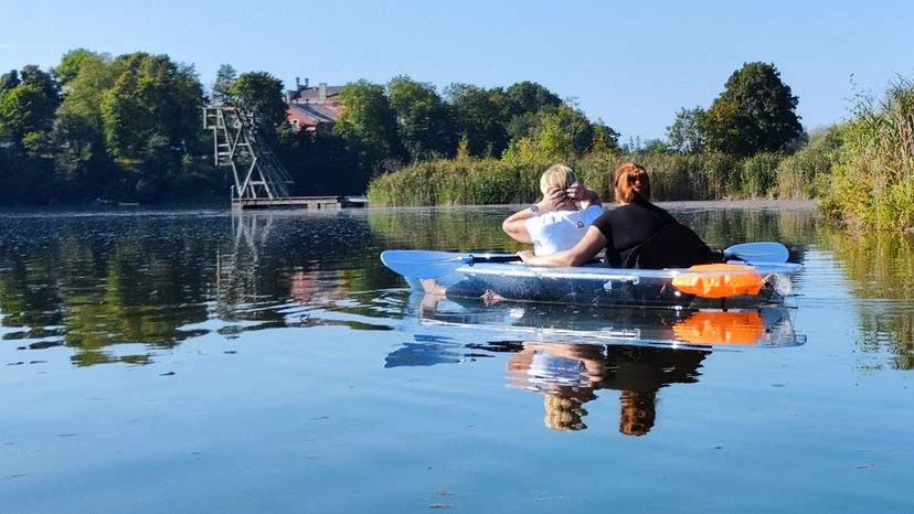Klaaskajakiga elamusretk Porkuni järvel