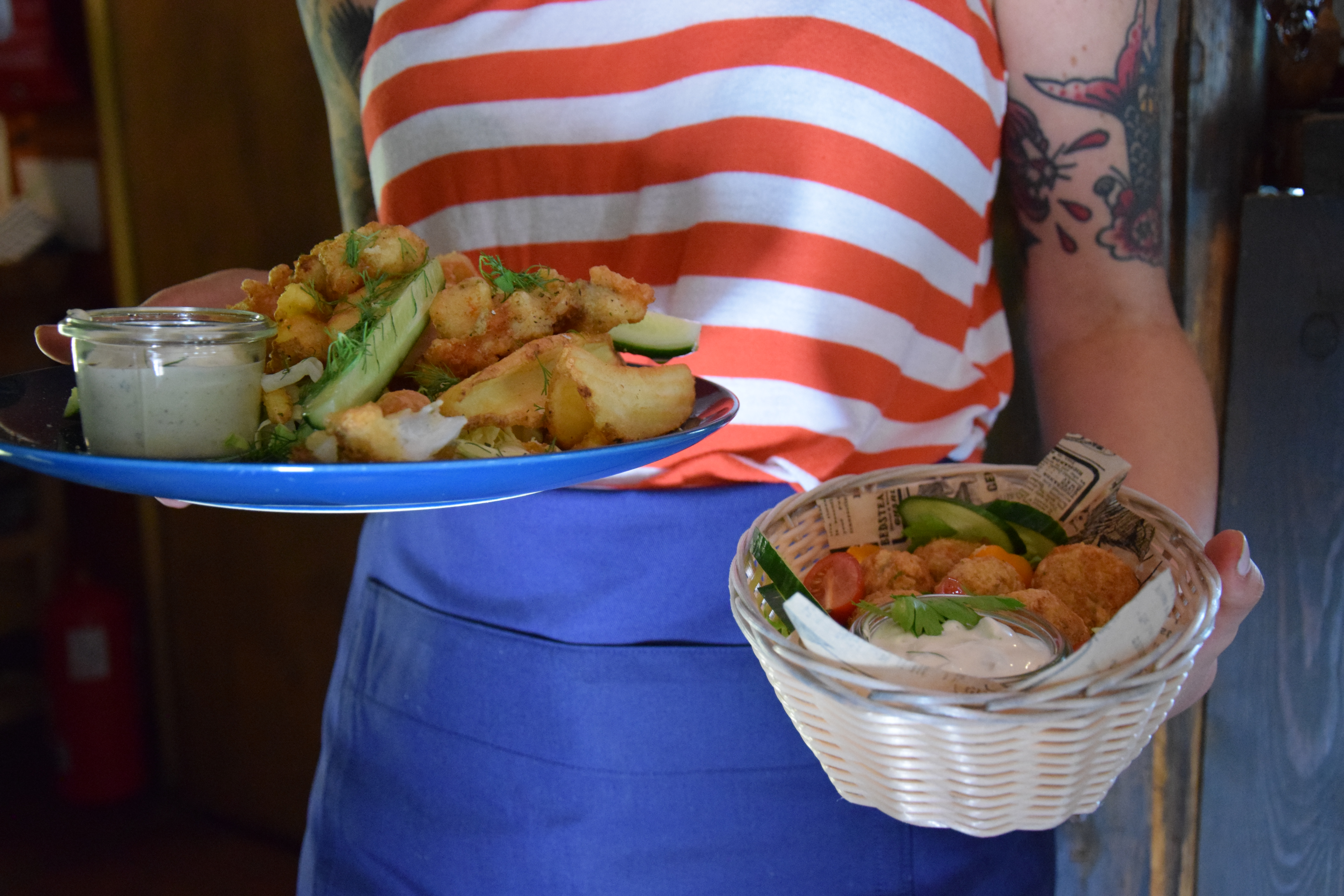 Wana Kala Kõrts, Fish and Chips + Krõbekana