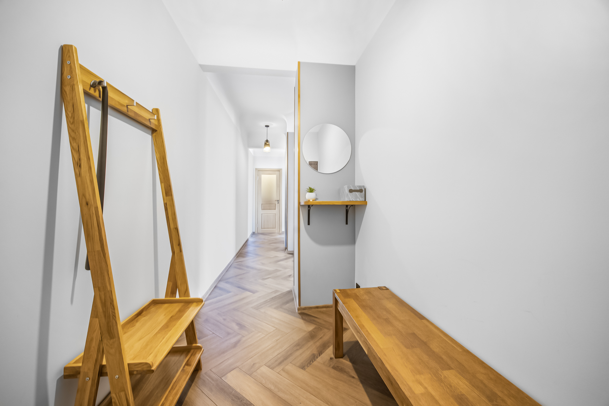 Spacious apartment hall
