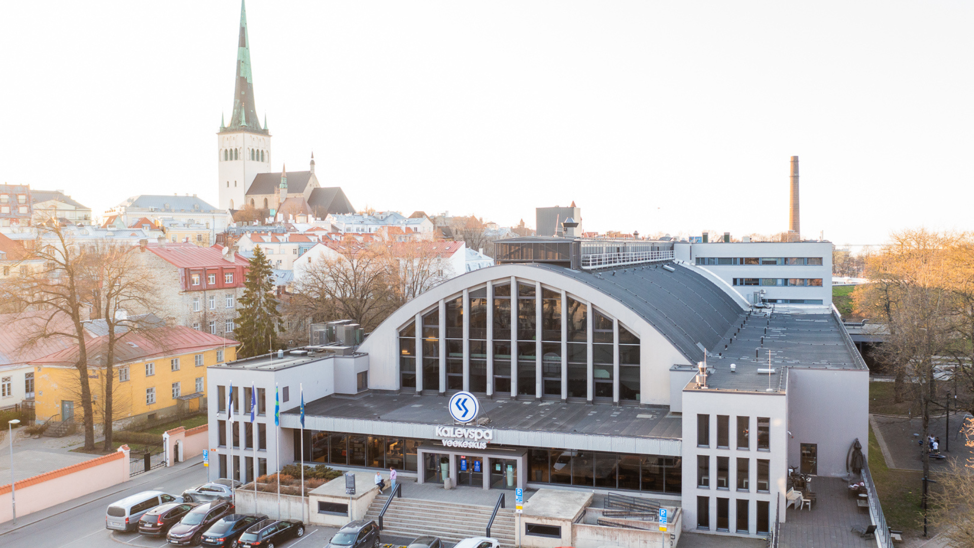 Kalev Spa ūdens centra fasāde