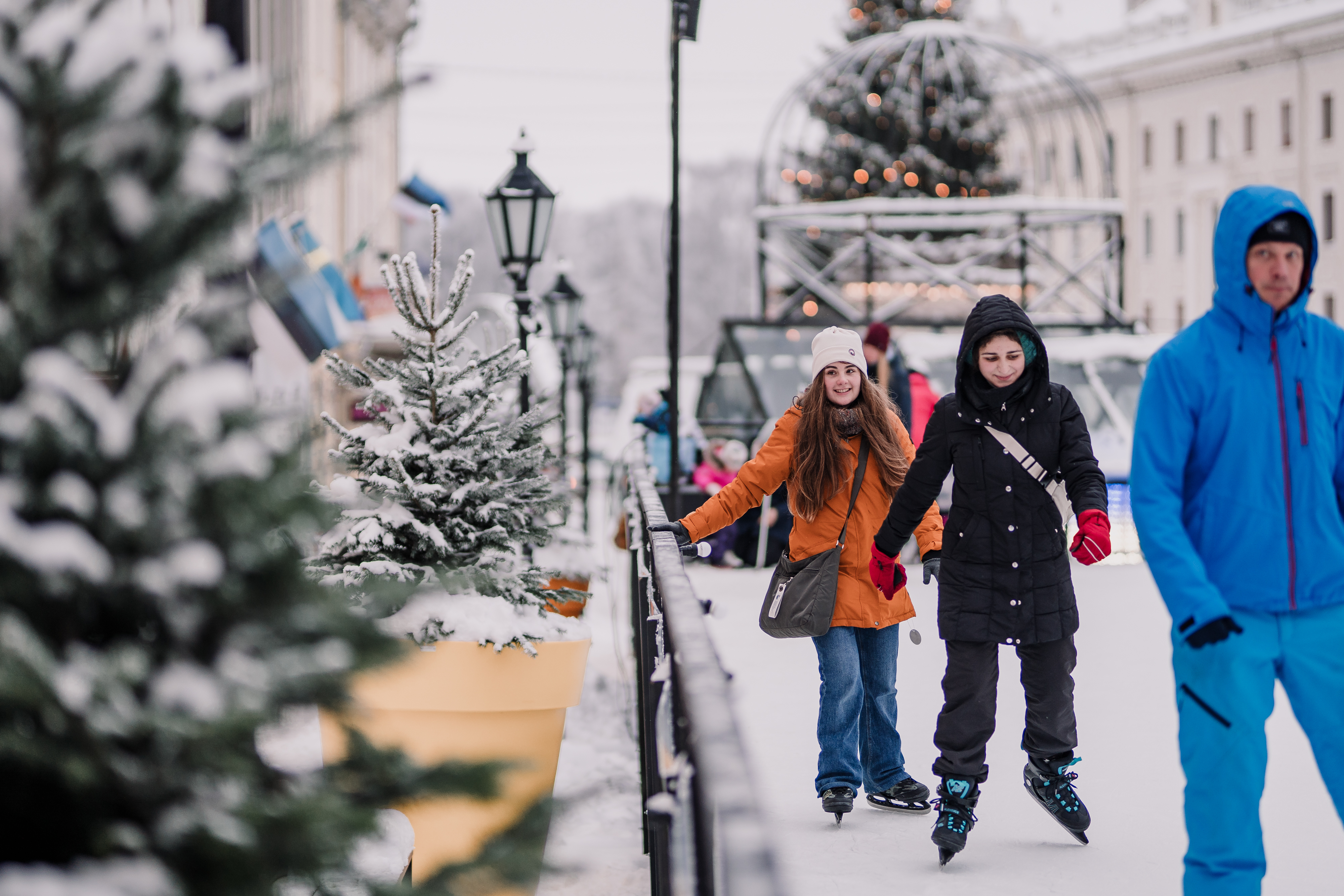 Tartu Christmas Village skating rink