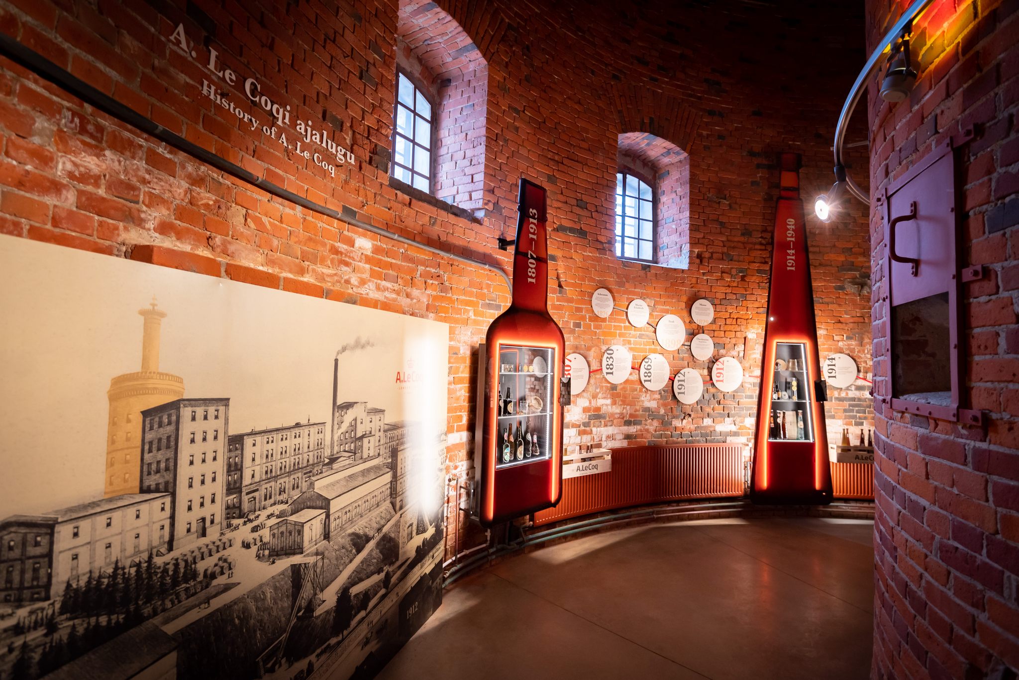 A. Le Coq Beer Museum historic malt tower