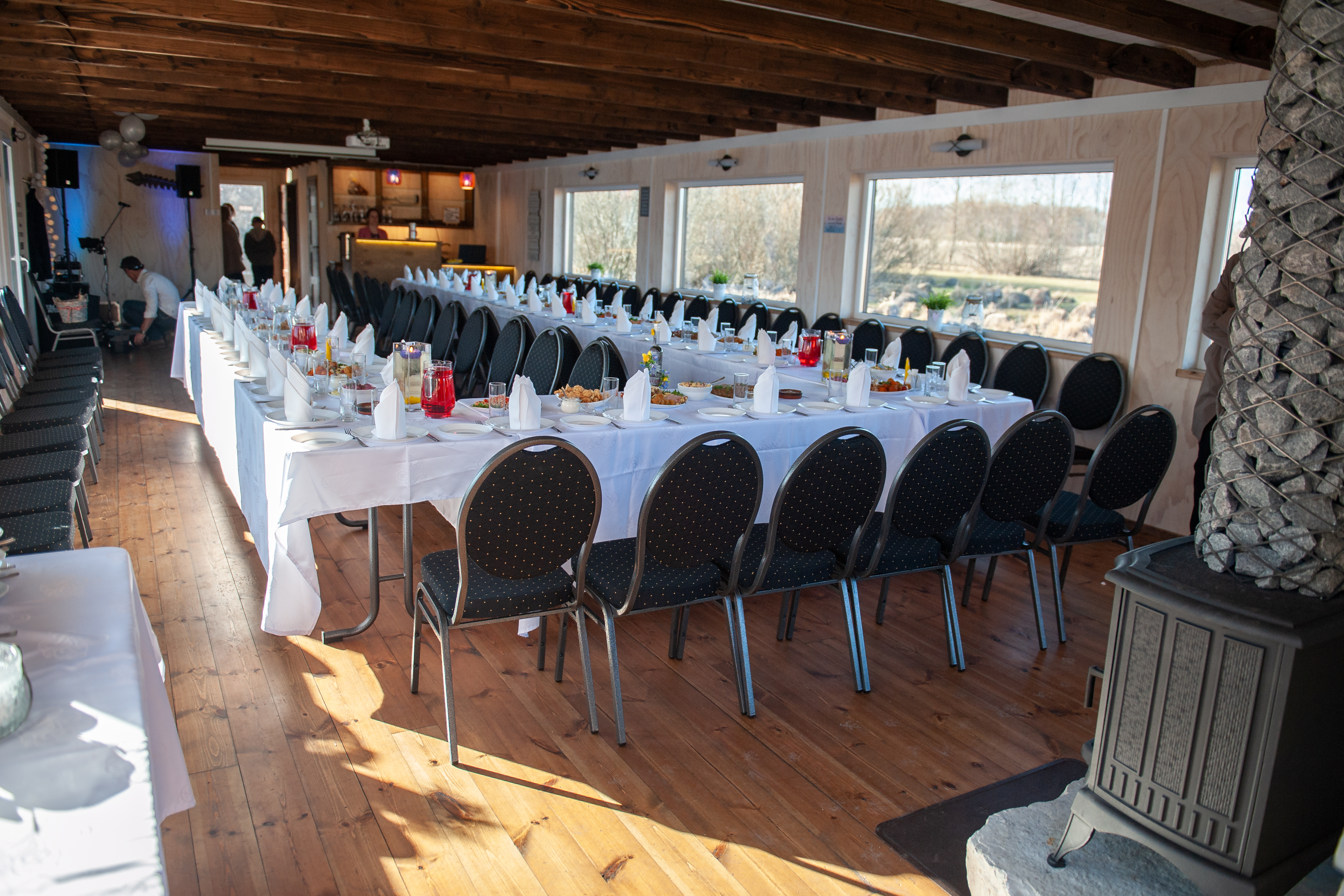 Parveküla raft for organizing various events on the water 