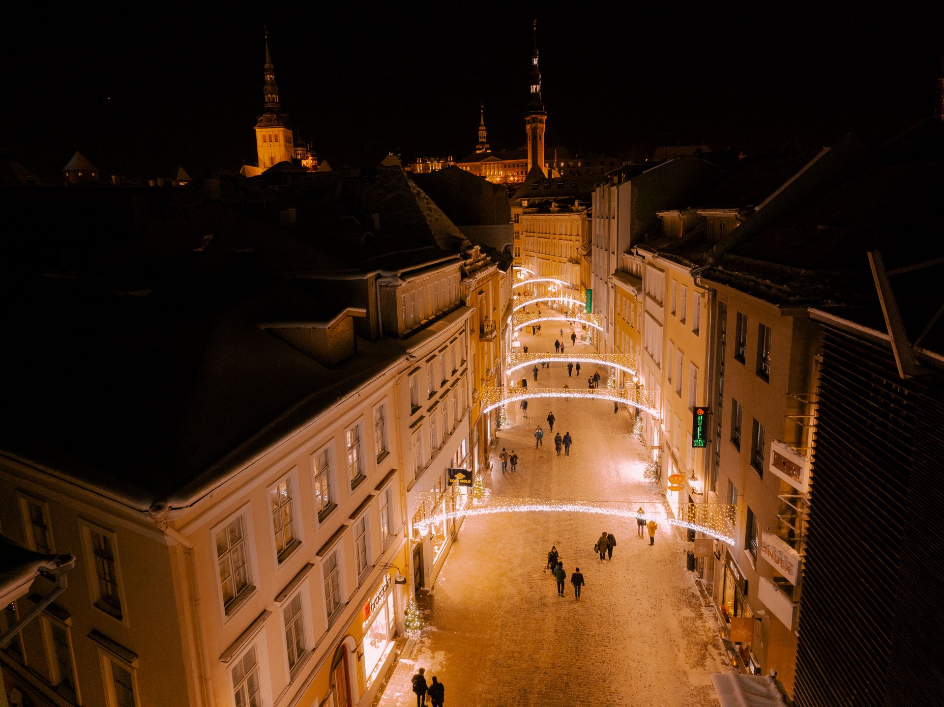 Evening Tallinn old town