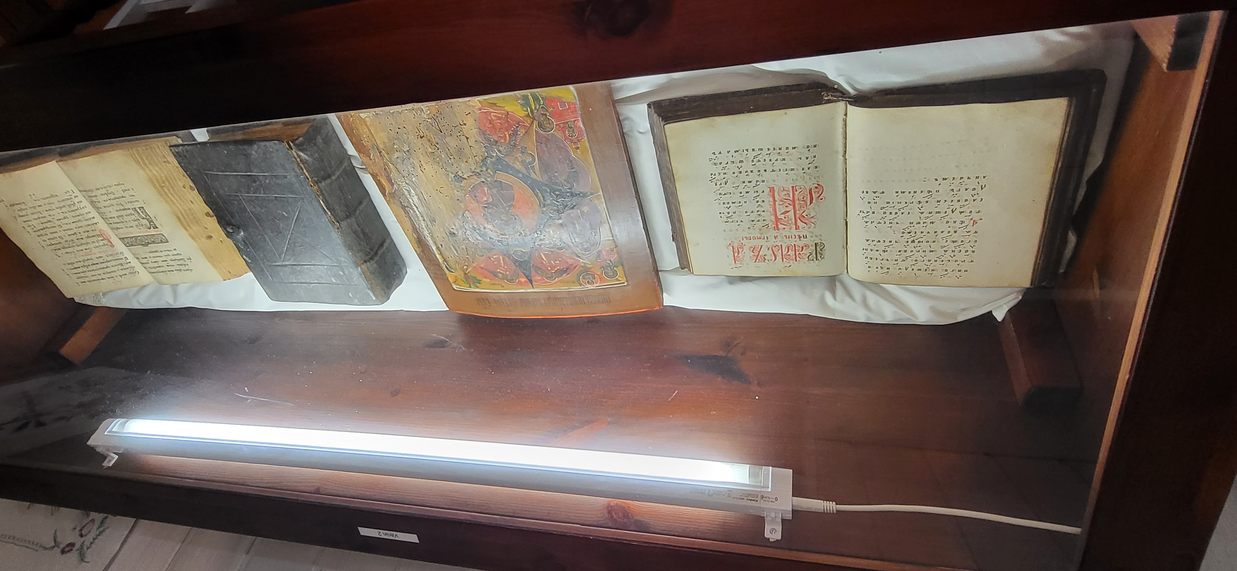 Collection of books from Piirissaare Old Believers Museum