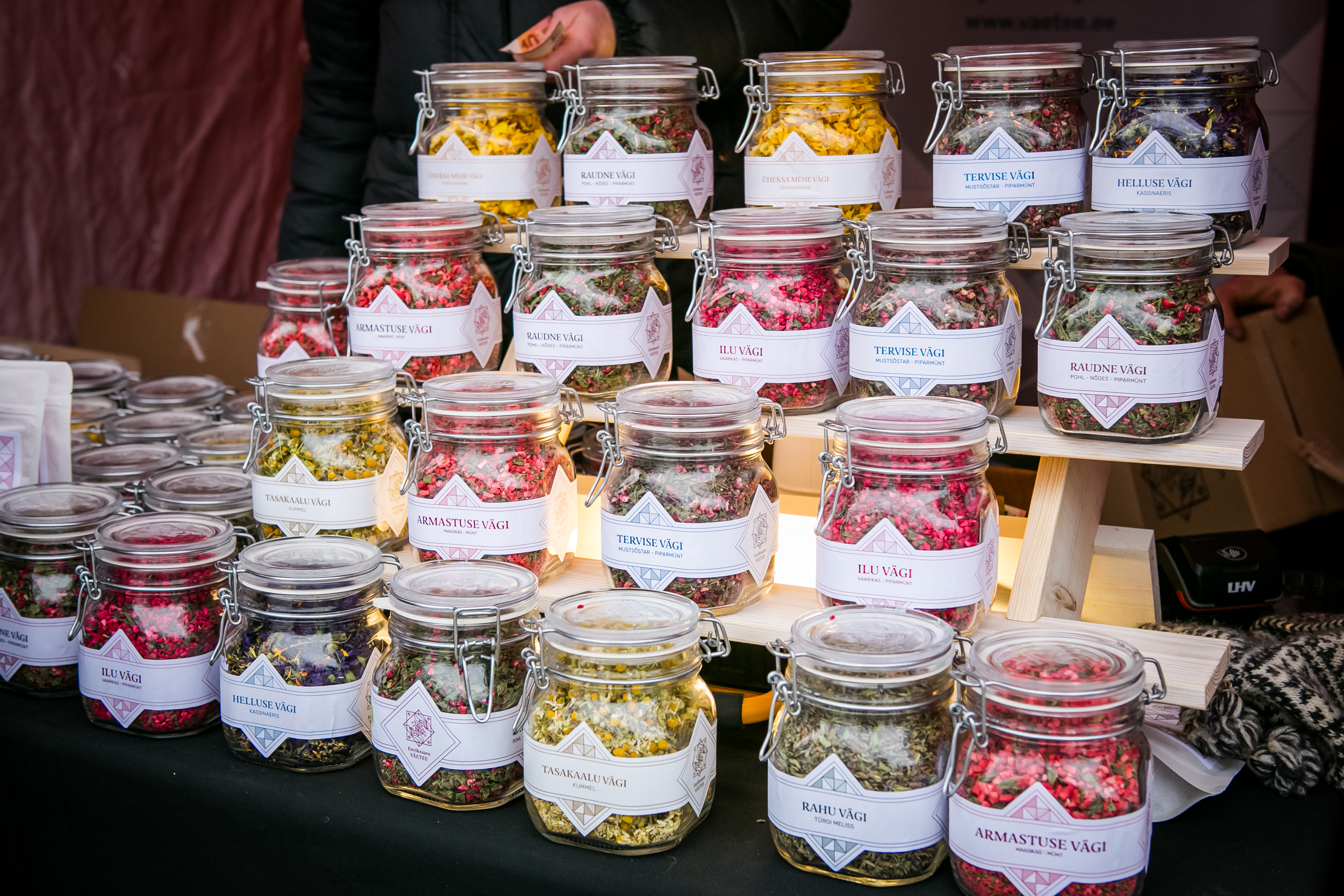 Local foods at the Christmas market