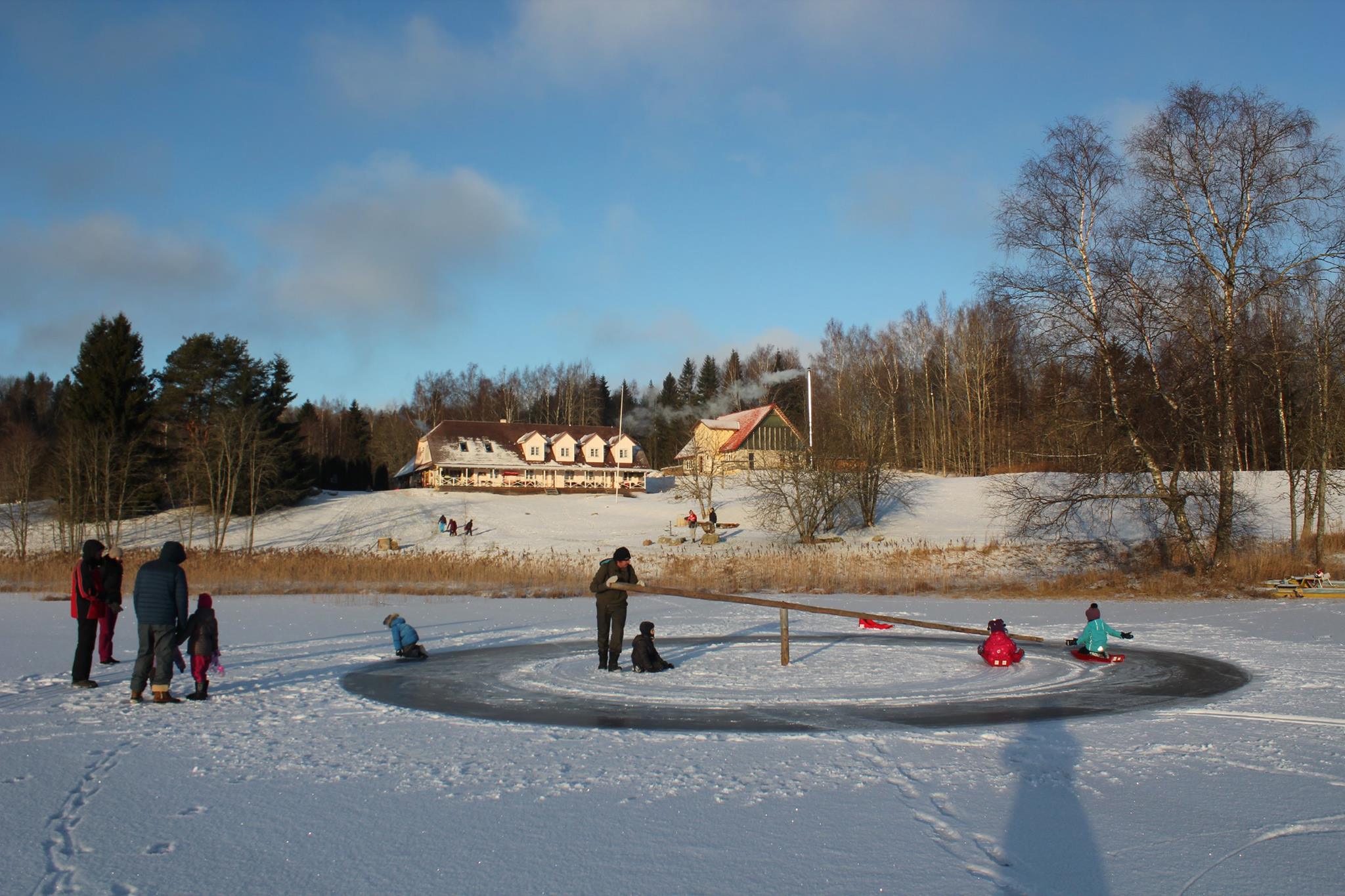 Talverõõmud Vaskna järvel