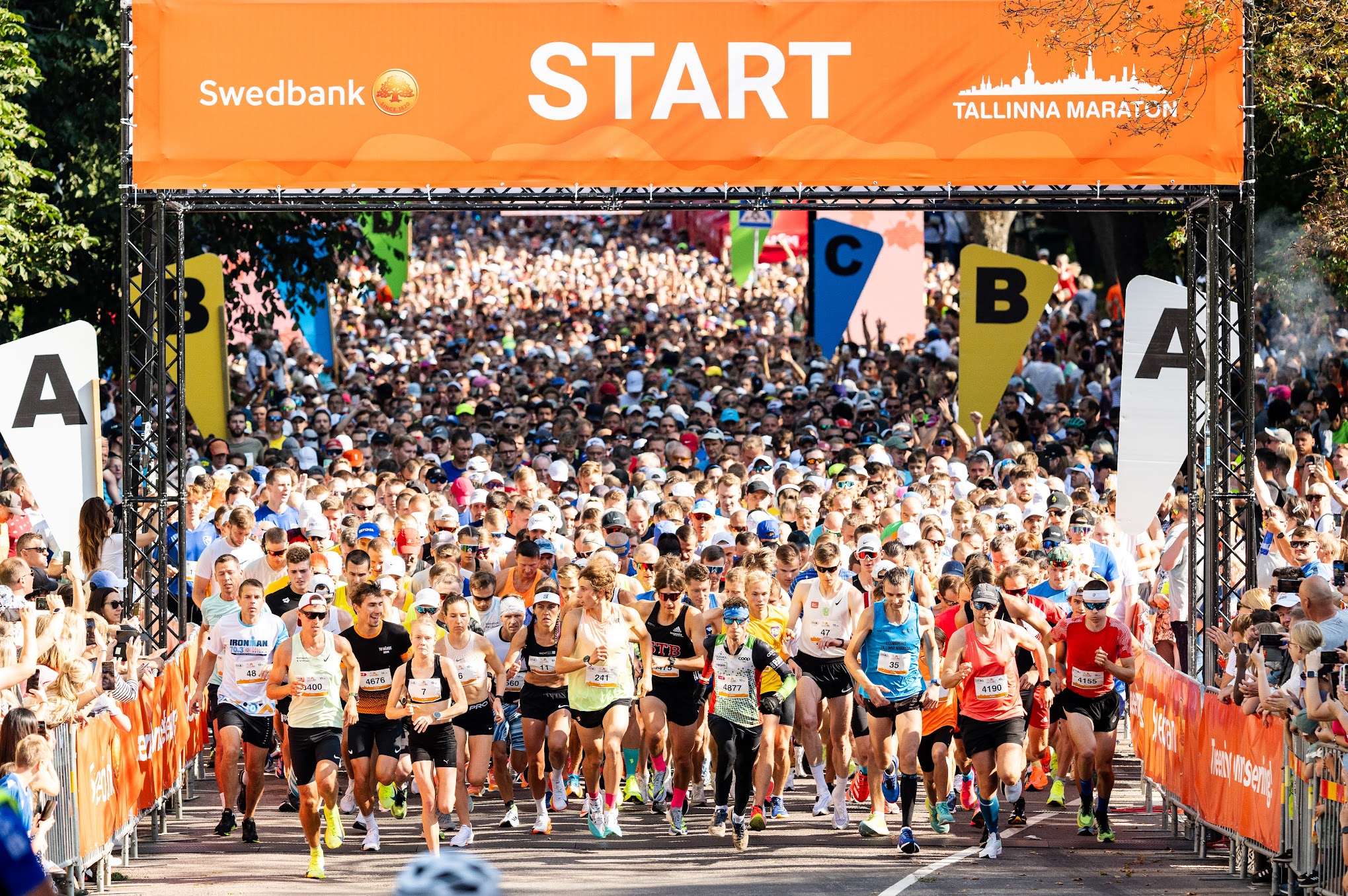 Swedbank's Tallinn Marathon start