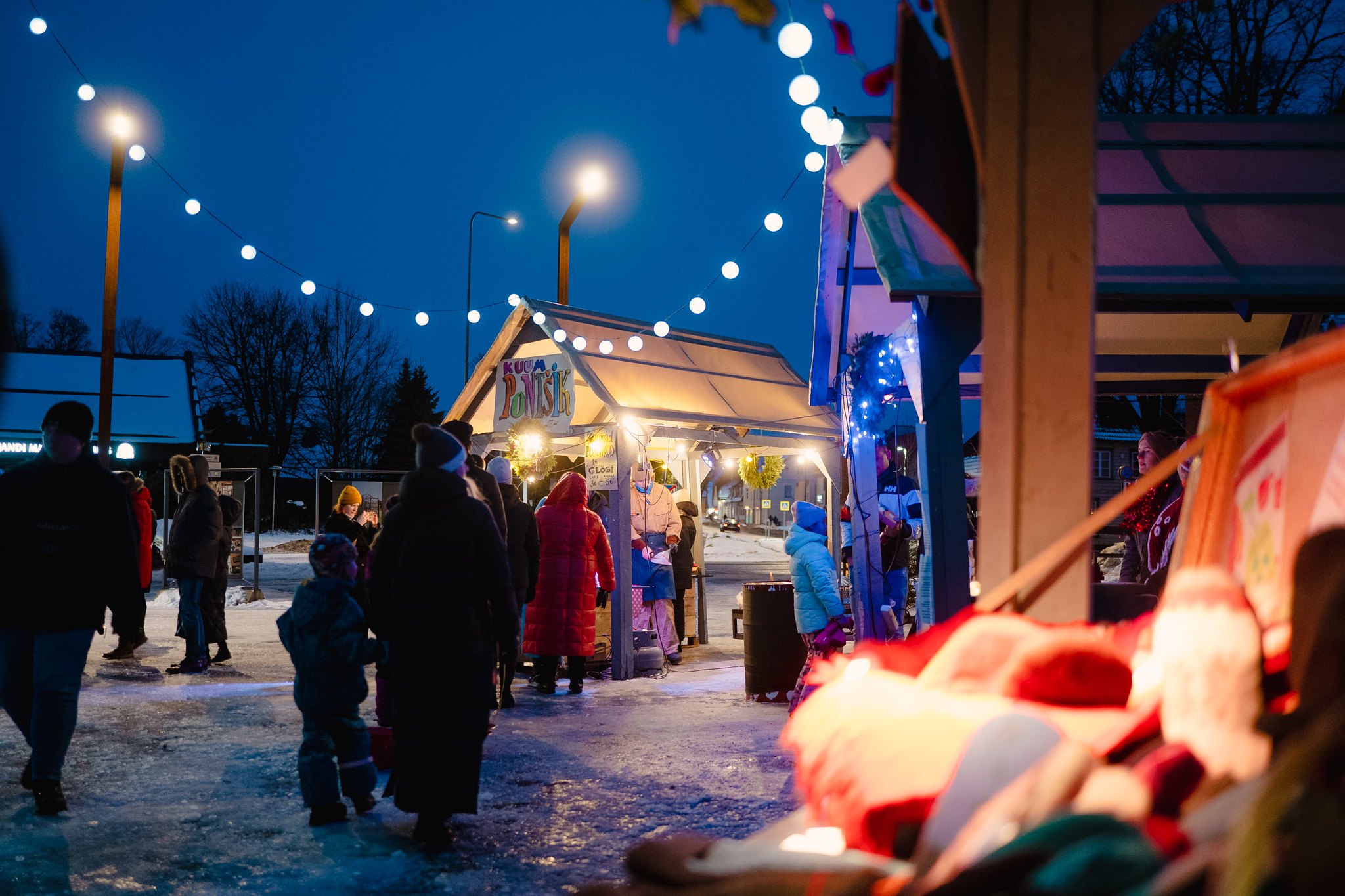 Jõuluturg Viljandi Vabaduse platsil