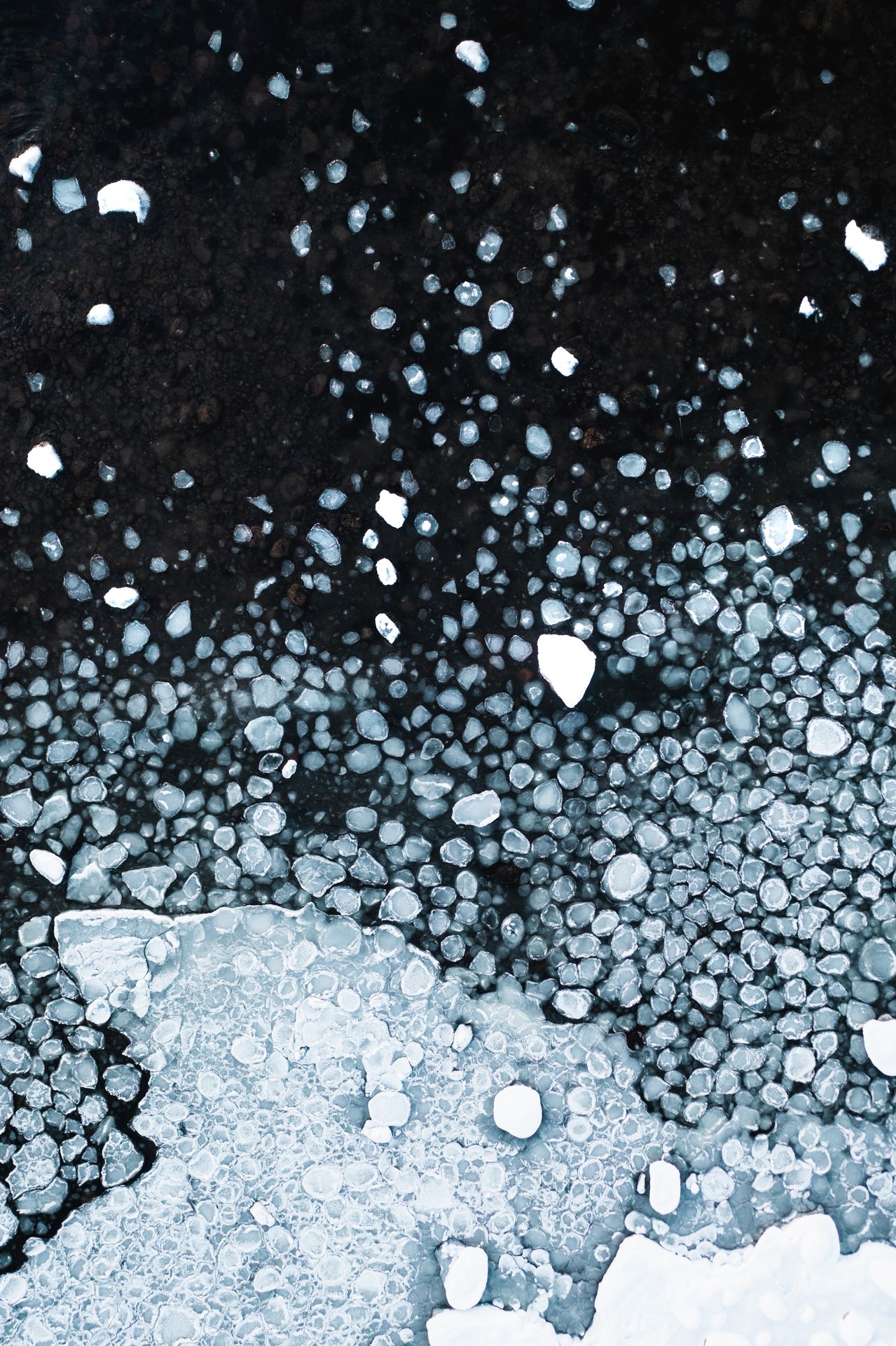 Icy sea in Lahemaa national Park