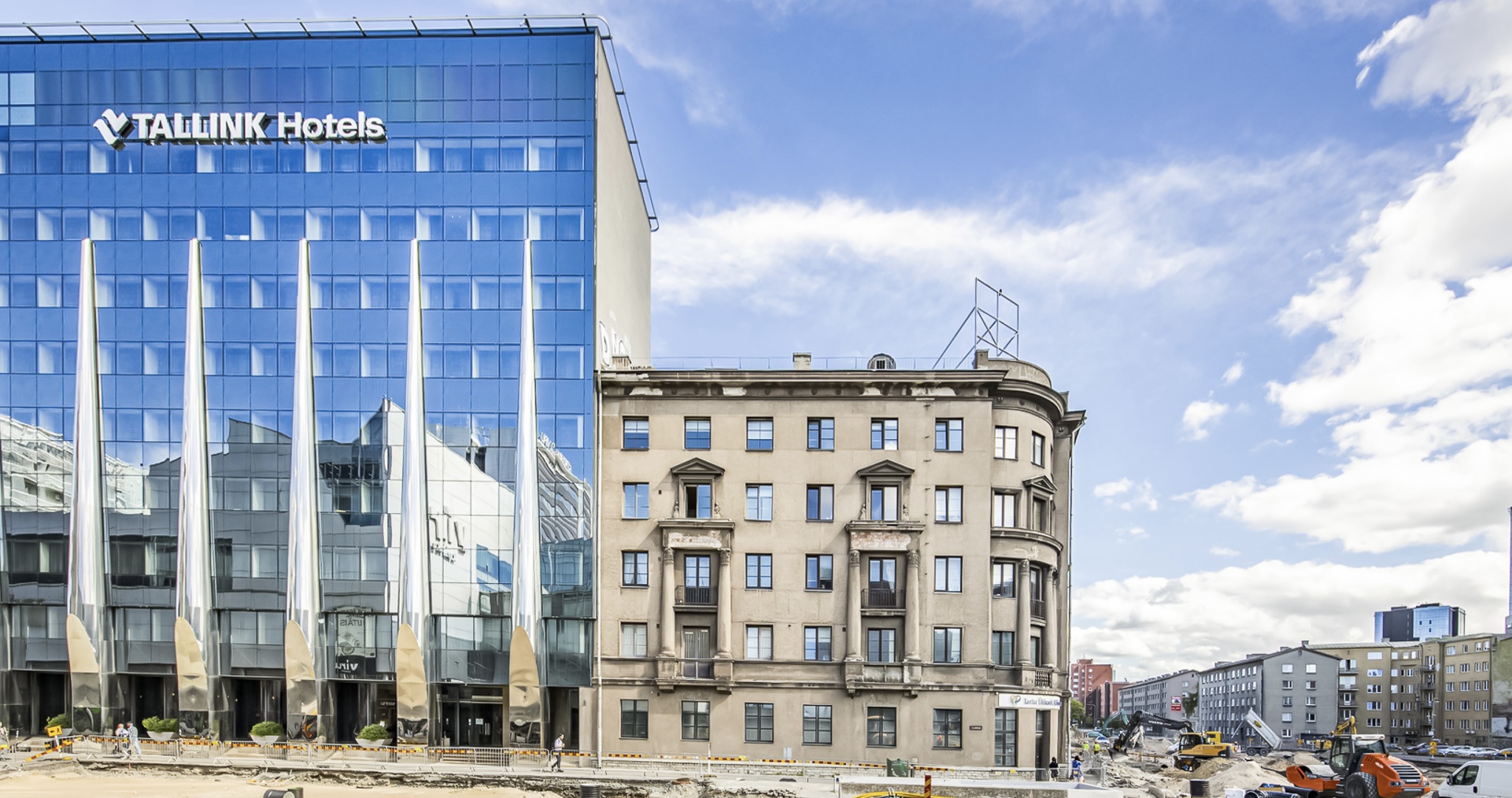 Apartment Building External View