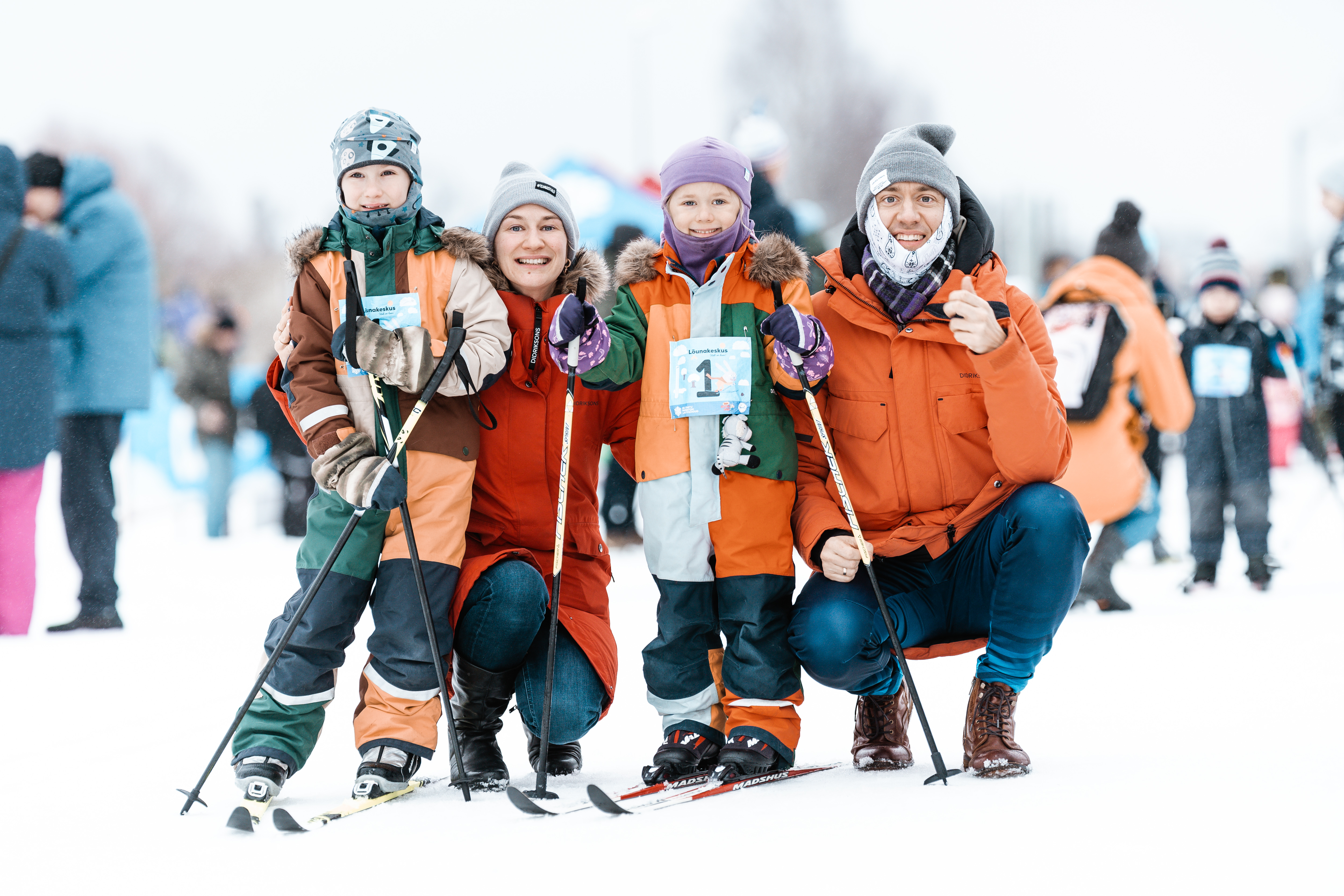 Familie beim Tartu-Marathon