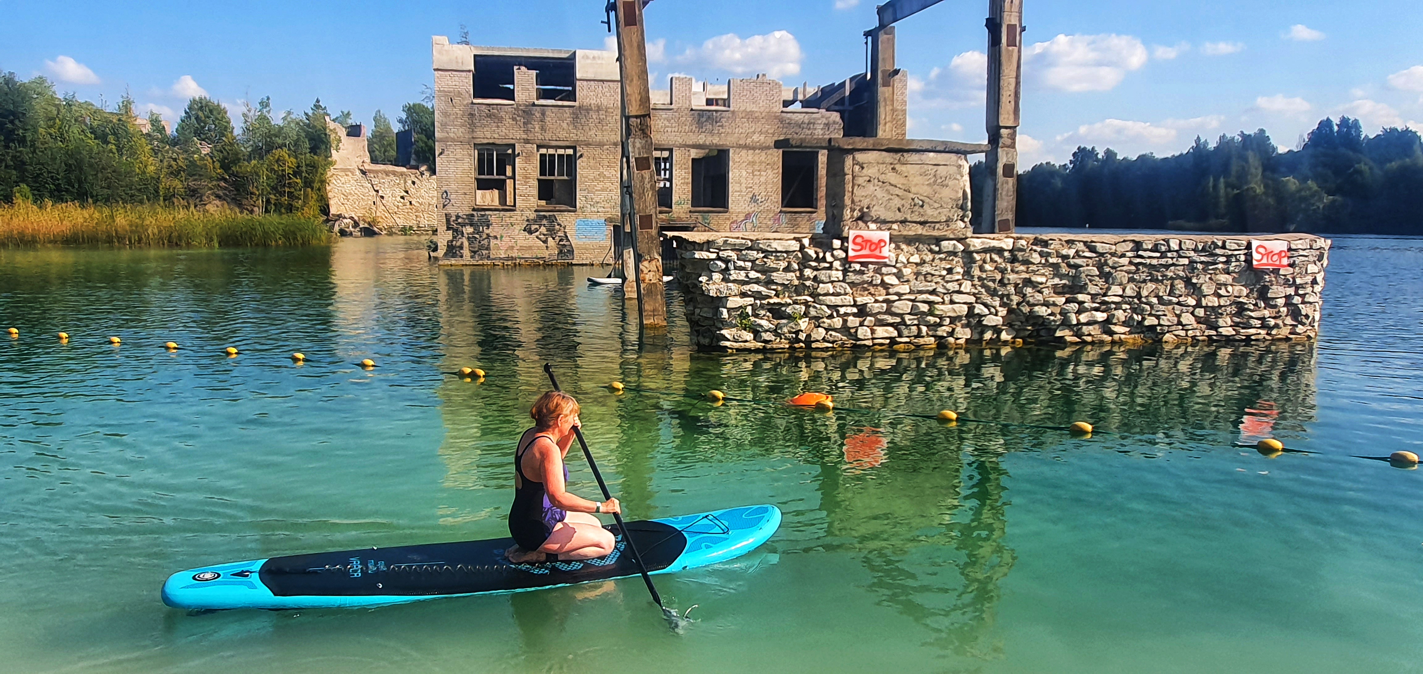 Rummu quarry in summer