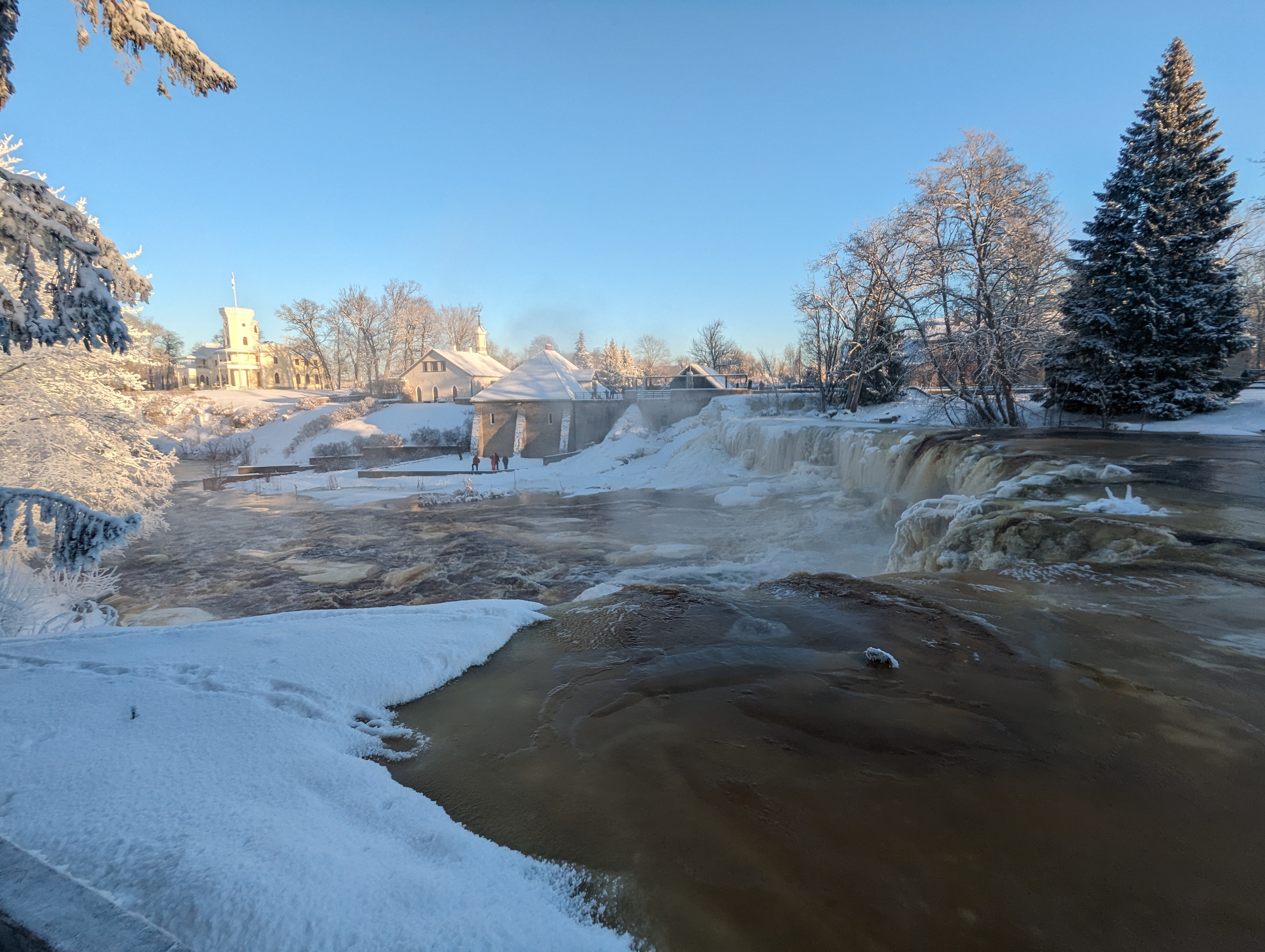 Keila waterfall in winter