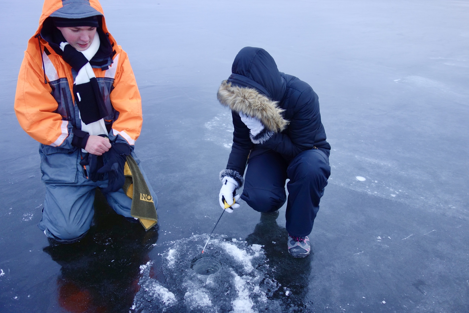 Fishing on Veskijärv Lake