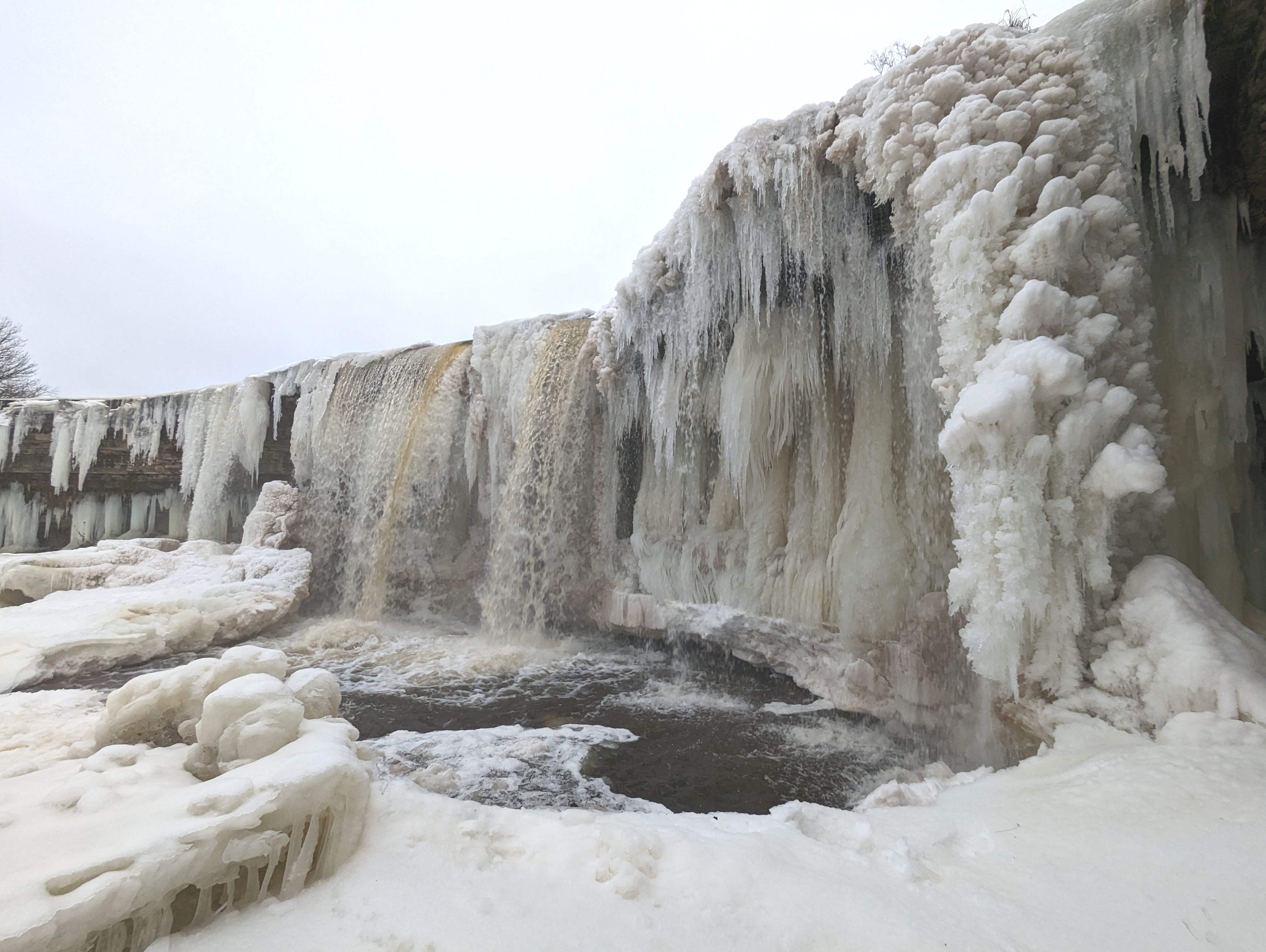 Frozen Jägala waterfall