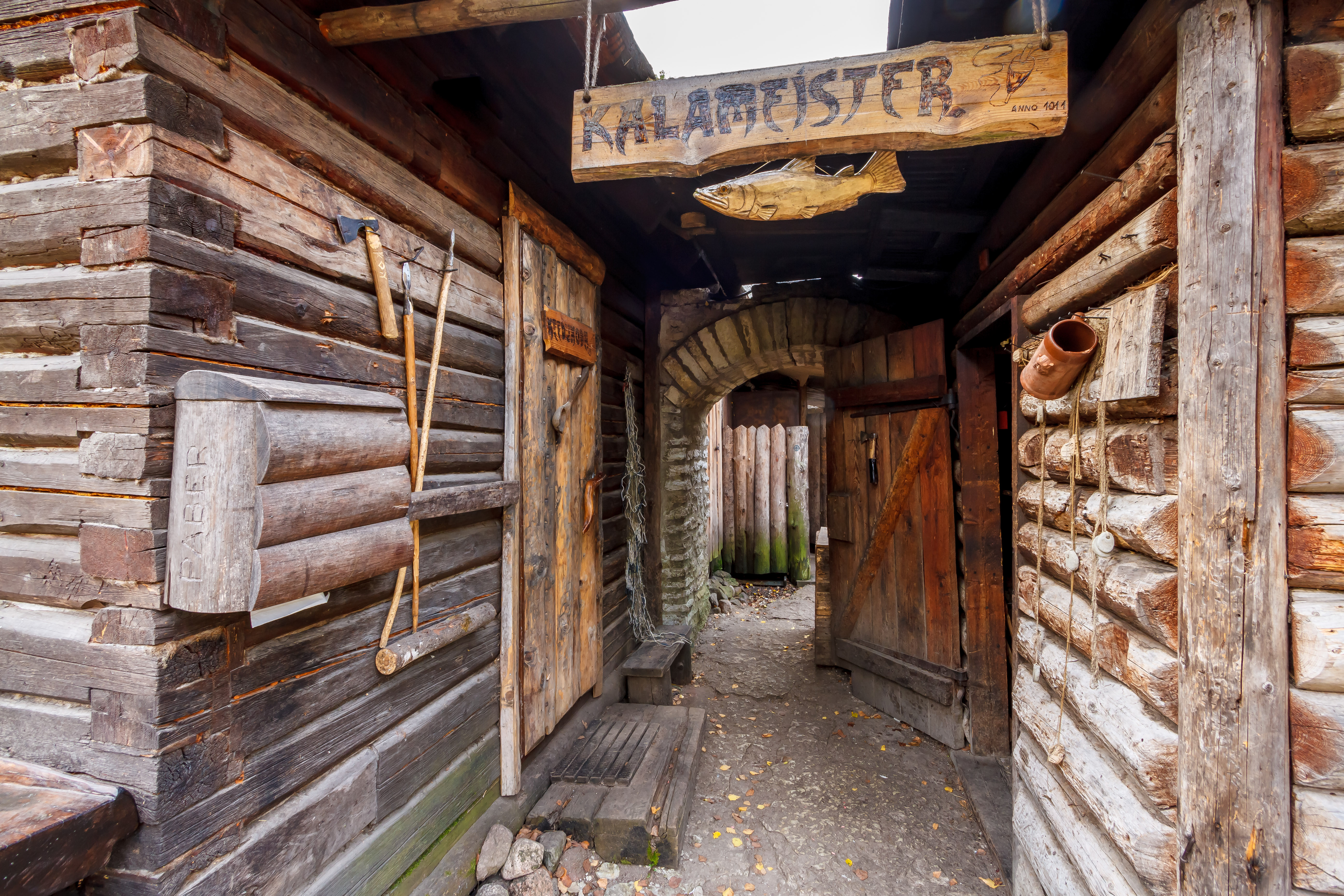 Grill house in the Viking village