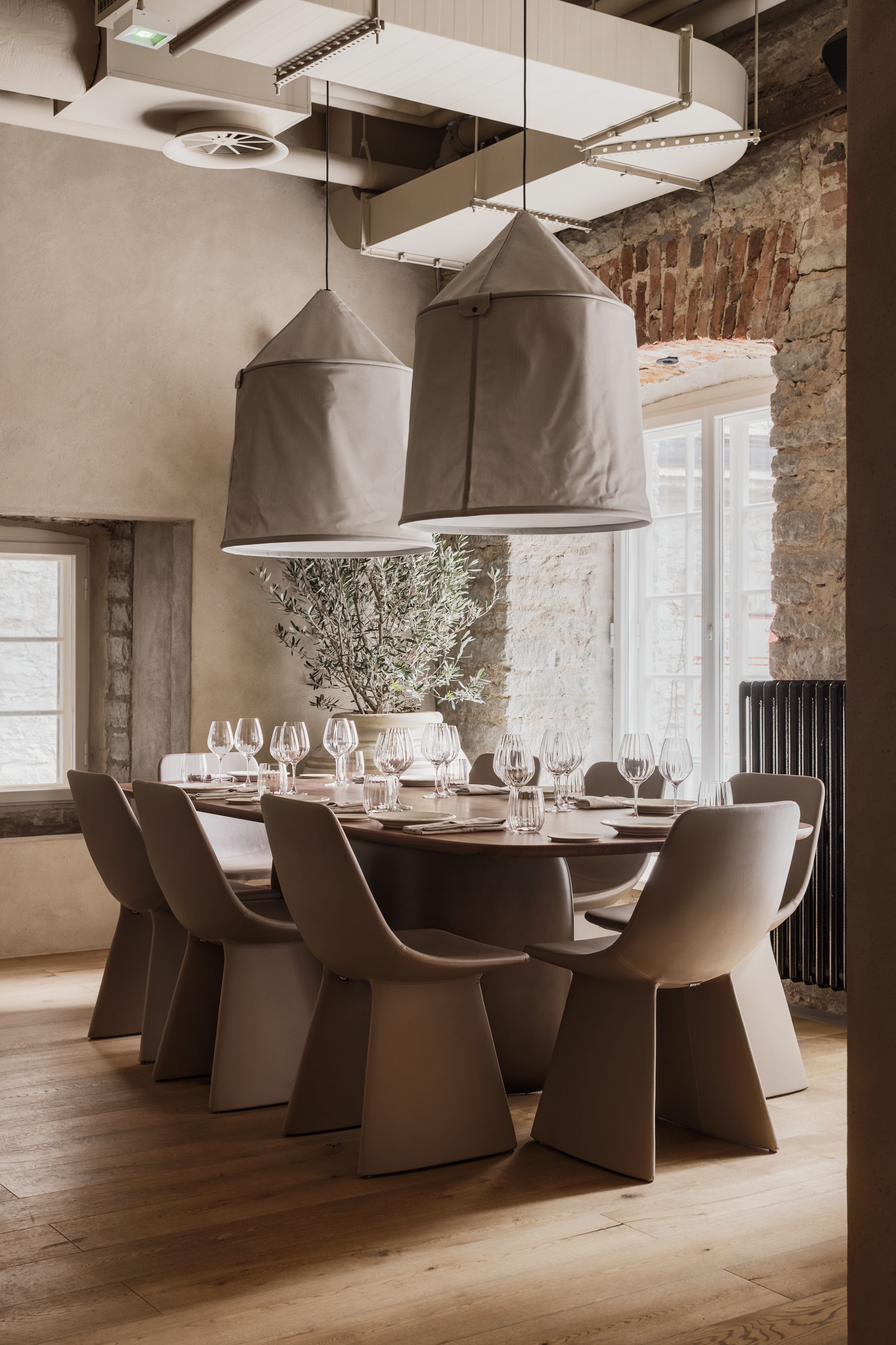 Restorāns "Gobi Chef’s Table", vakariņu telpas