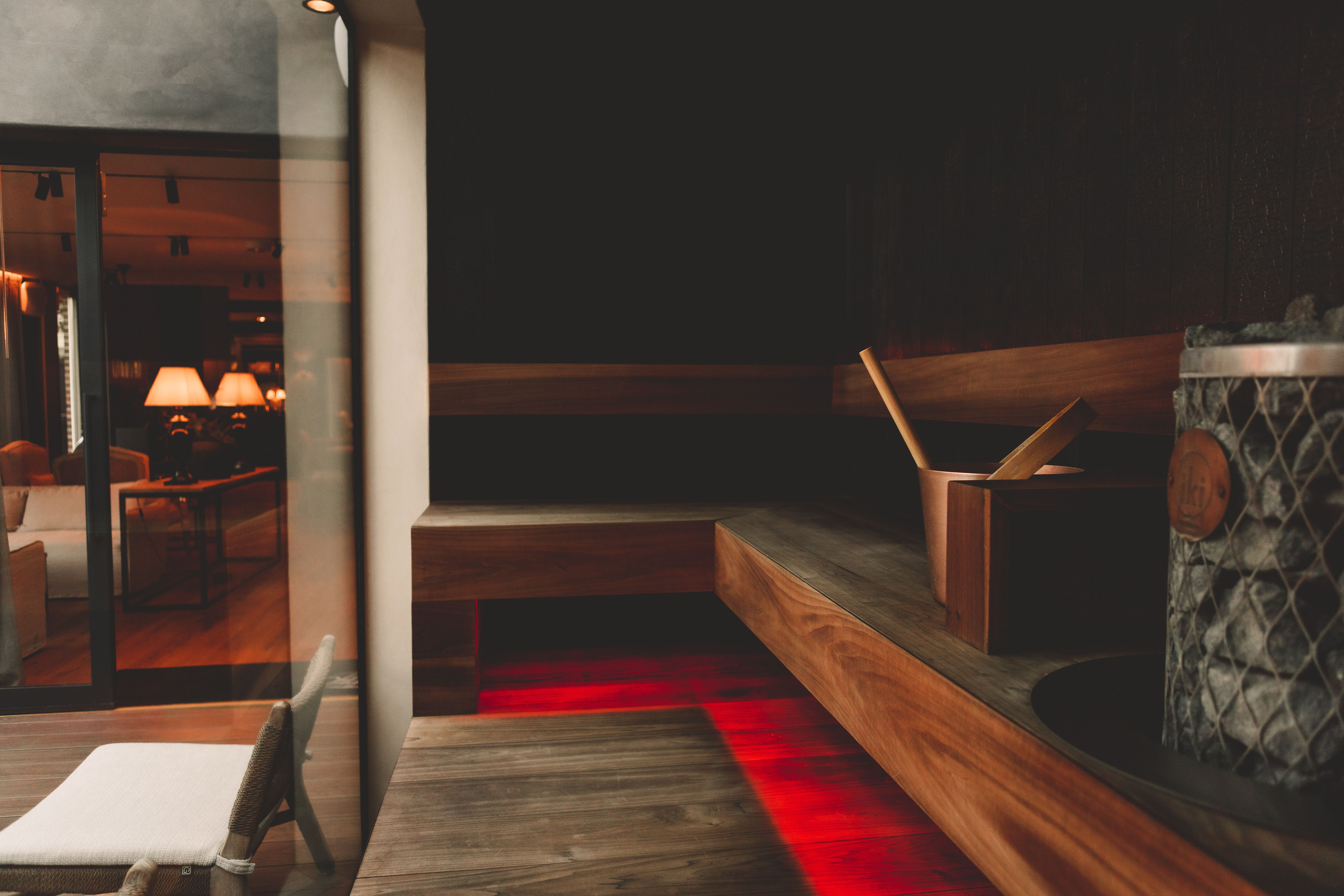 Frost Boutique Hotel relaxation area with saunas