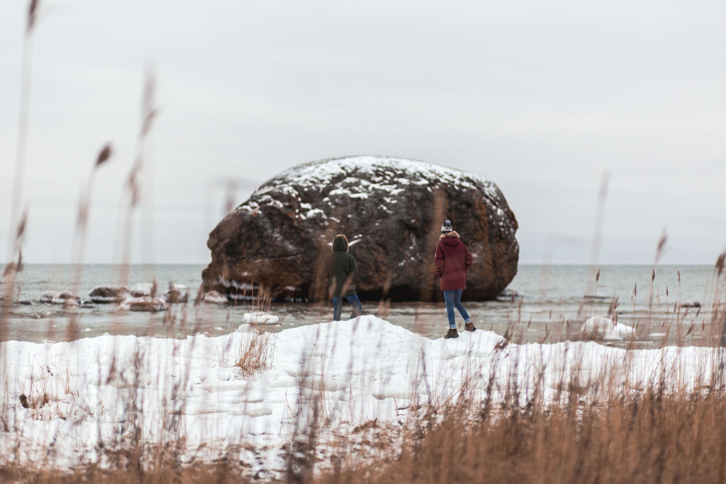 Boulders Tagaküla Suurkivi and Ehalkivi