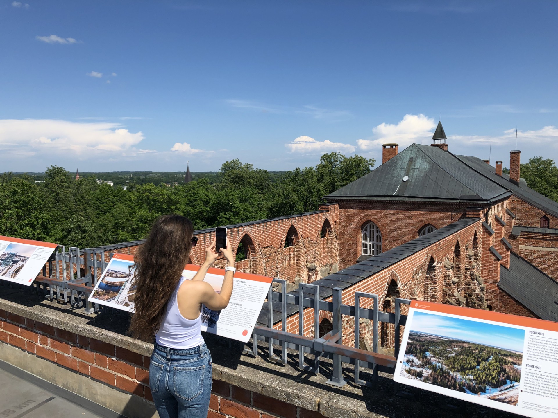 Blick von der Aussichtsplattform des Doms