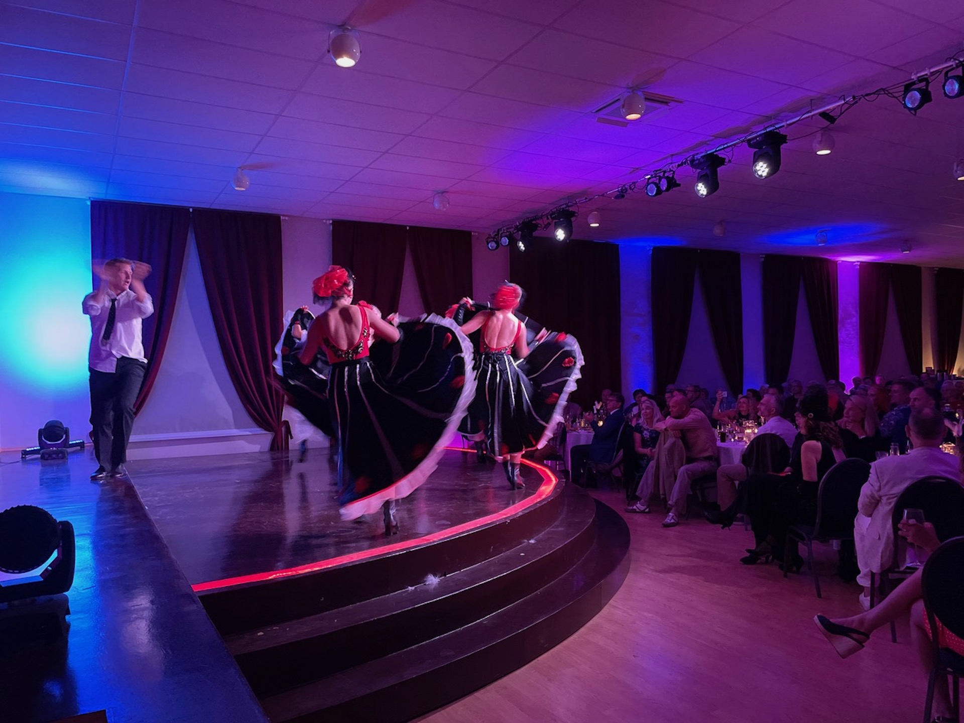 The additional stage makes the event more versatile.