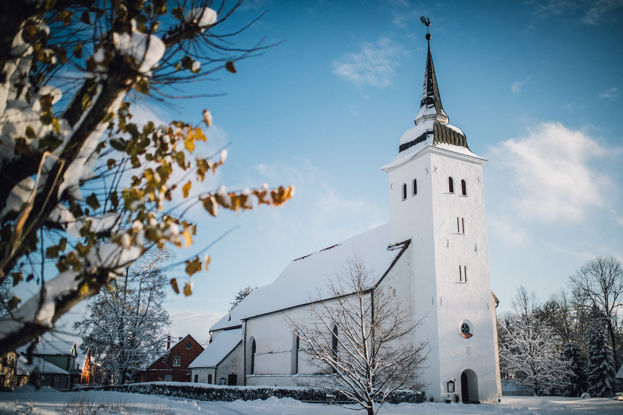 Talvine Viljandi Jaani kirik